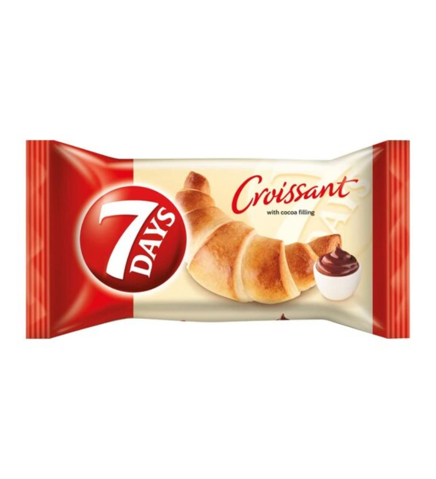 7 Days Croissant with Cocoa Filling 60gr x 30 pack