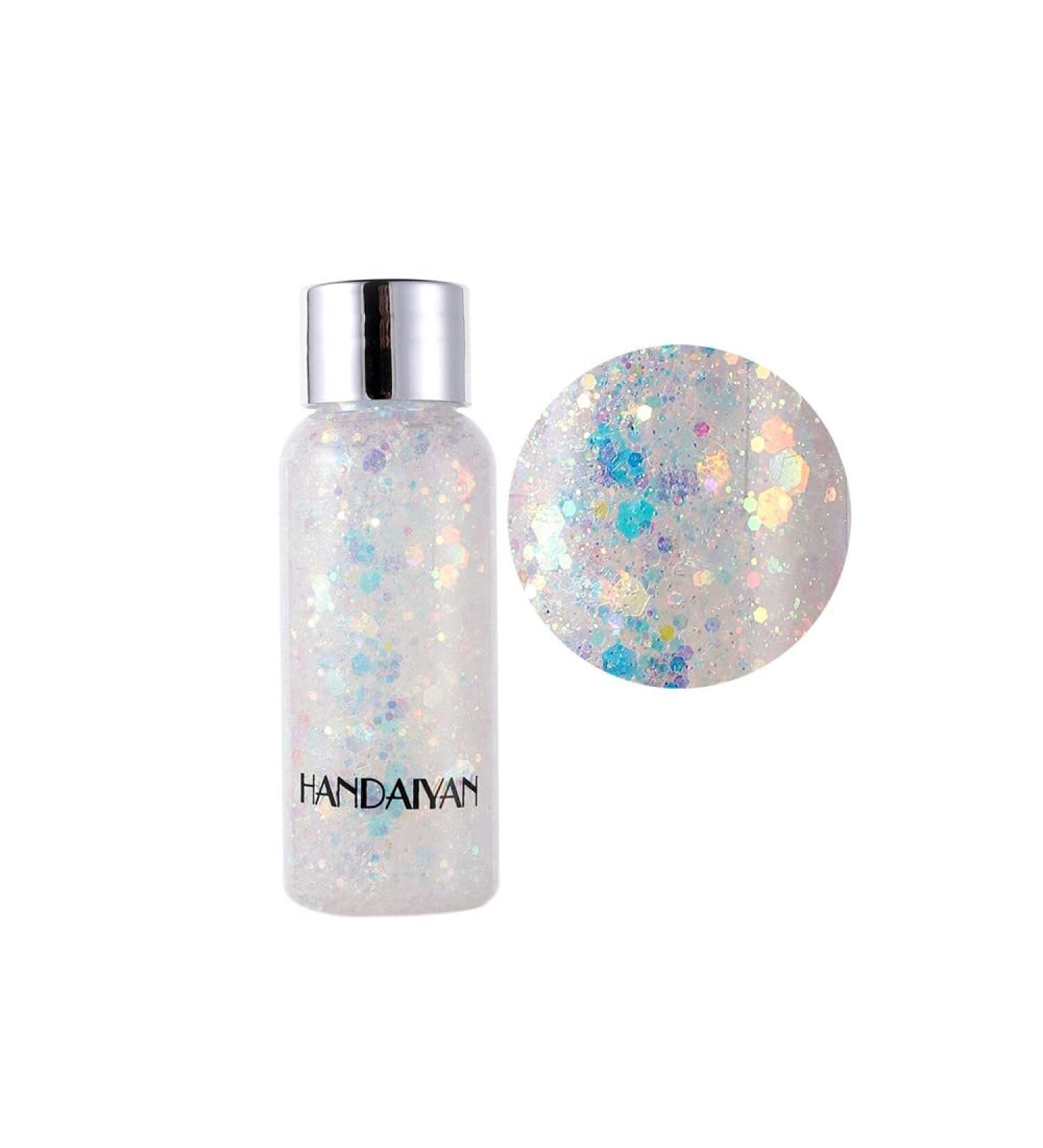 Hirock Sparkling Chunky Mermaid Glitter | Holographic Festival Makeup & Body Decor - International Shipping Available - Buy Online on GoSupps.com