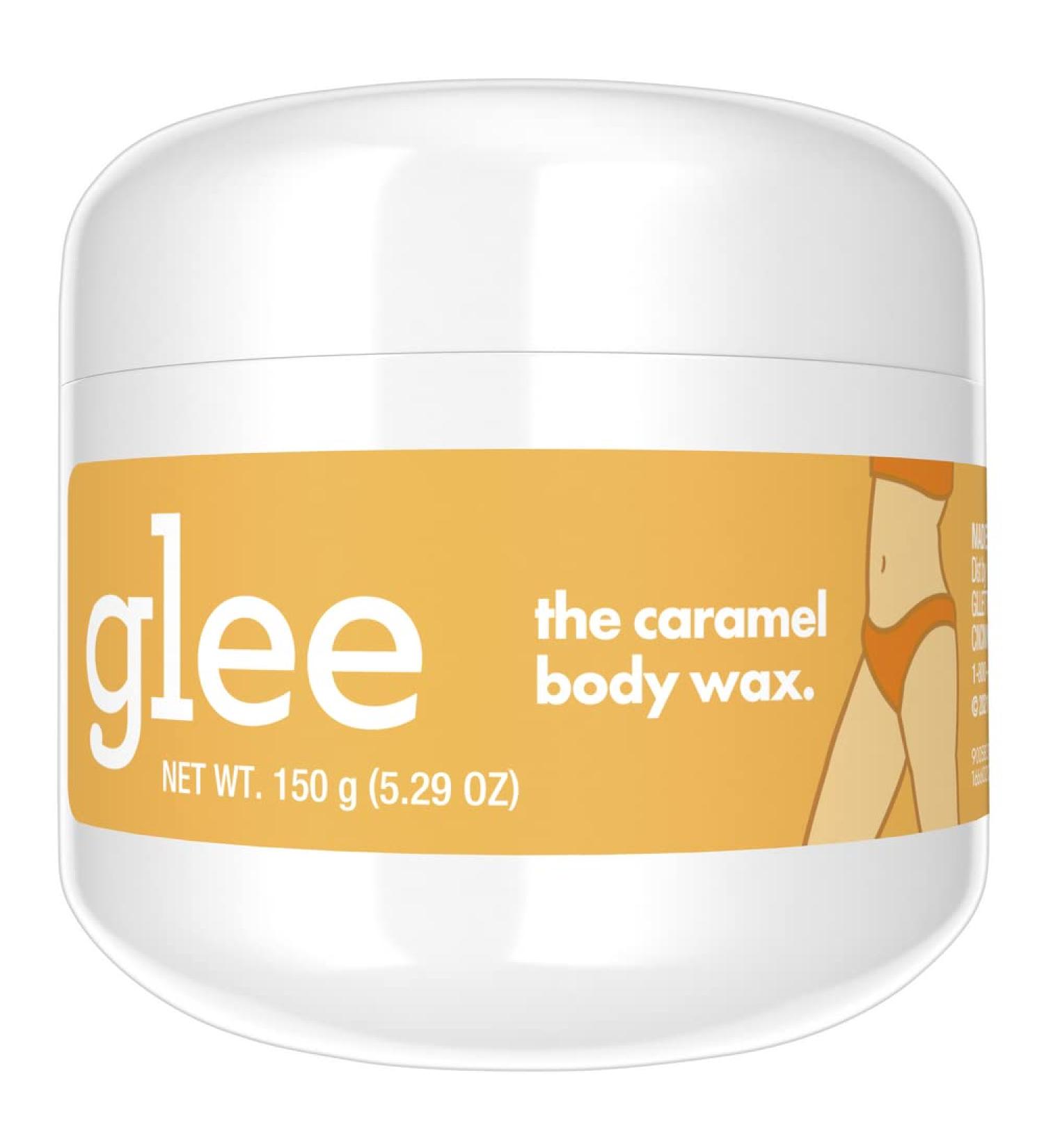 Glee Caramel Body Wax Starter Kit for Women - Safe & Microwave-Free - Candy Scent - 5.29oz (28 piece) - Buy Online on GoSupps.com