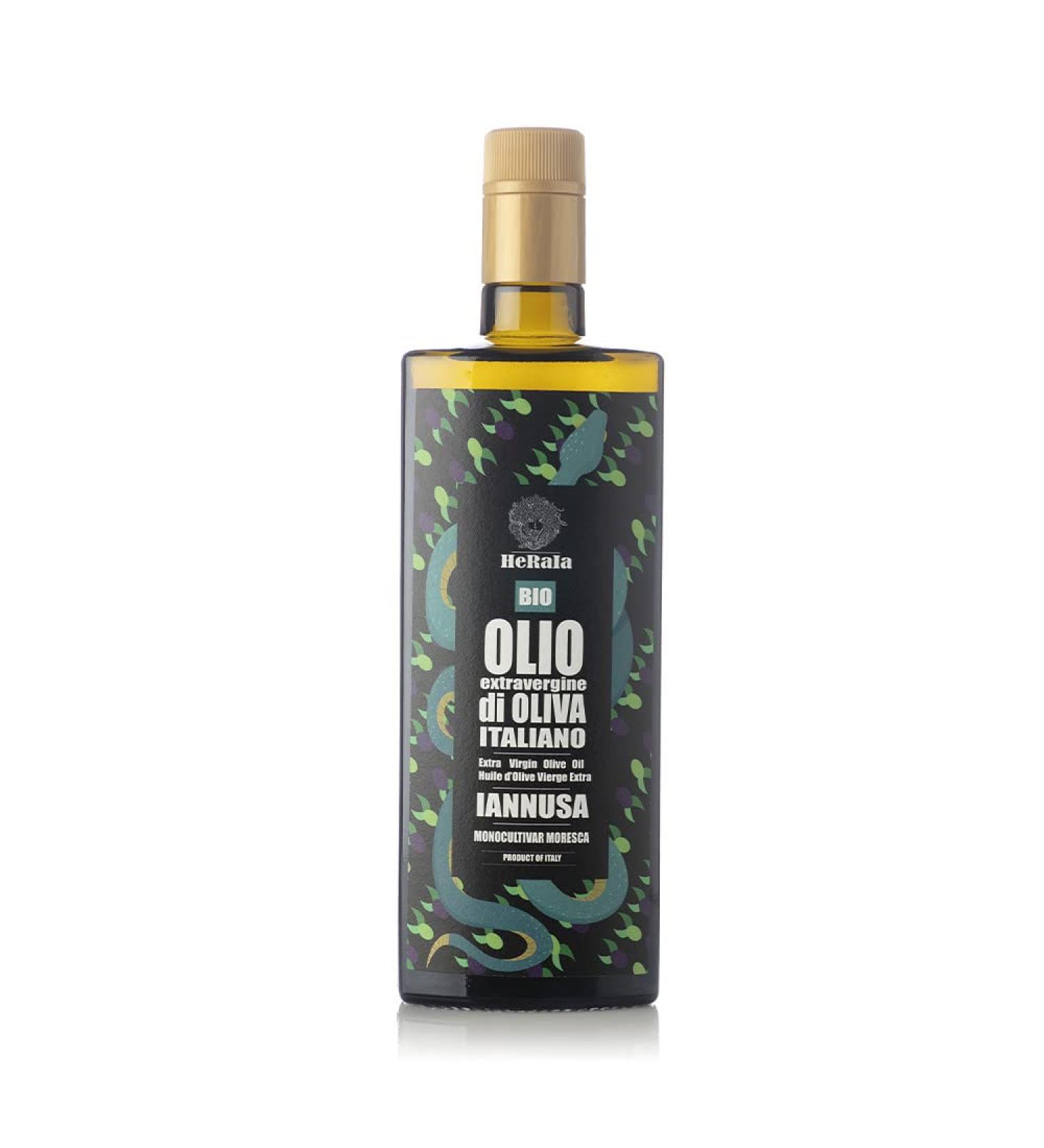  Heraia Iannusa Organic Extra Virgin Olive Oil - Intense Flavour - Buy Online on GoSupps.com