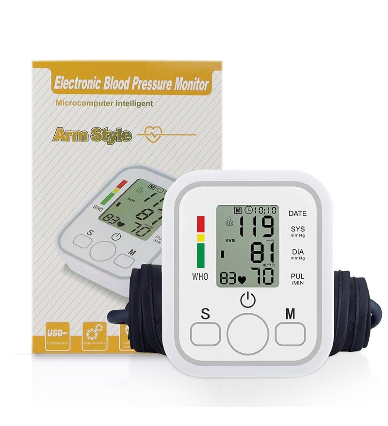 Blood Pressure Monitors Blood Pressure Machine - CE Certified BIHS Approved UK Standard Blood Pressure Monitor Upper Arm Blood Pressure Machine for Home Use - Buy Online on GoSupps.com