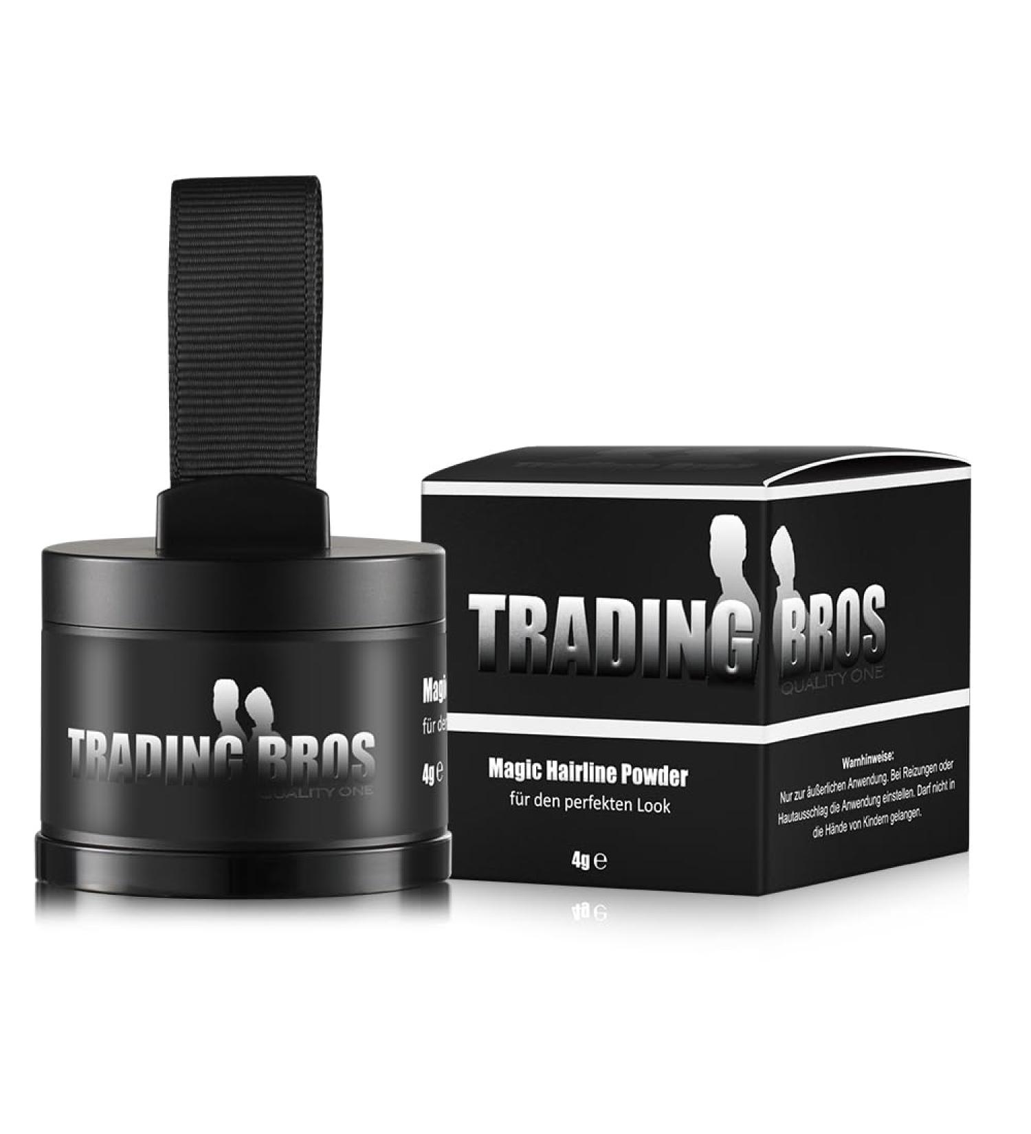  Trading Bros Magic Hairline Powder Root Powder for Men Women Perfection Waterproof Hair Makeup Dark Brown 4g - Buy Online on GoSupps.com