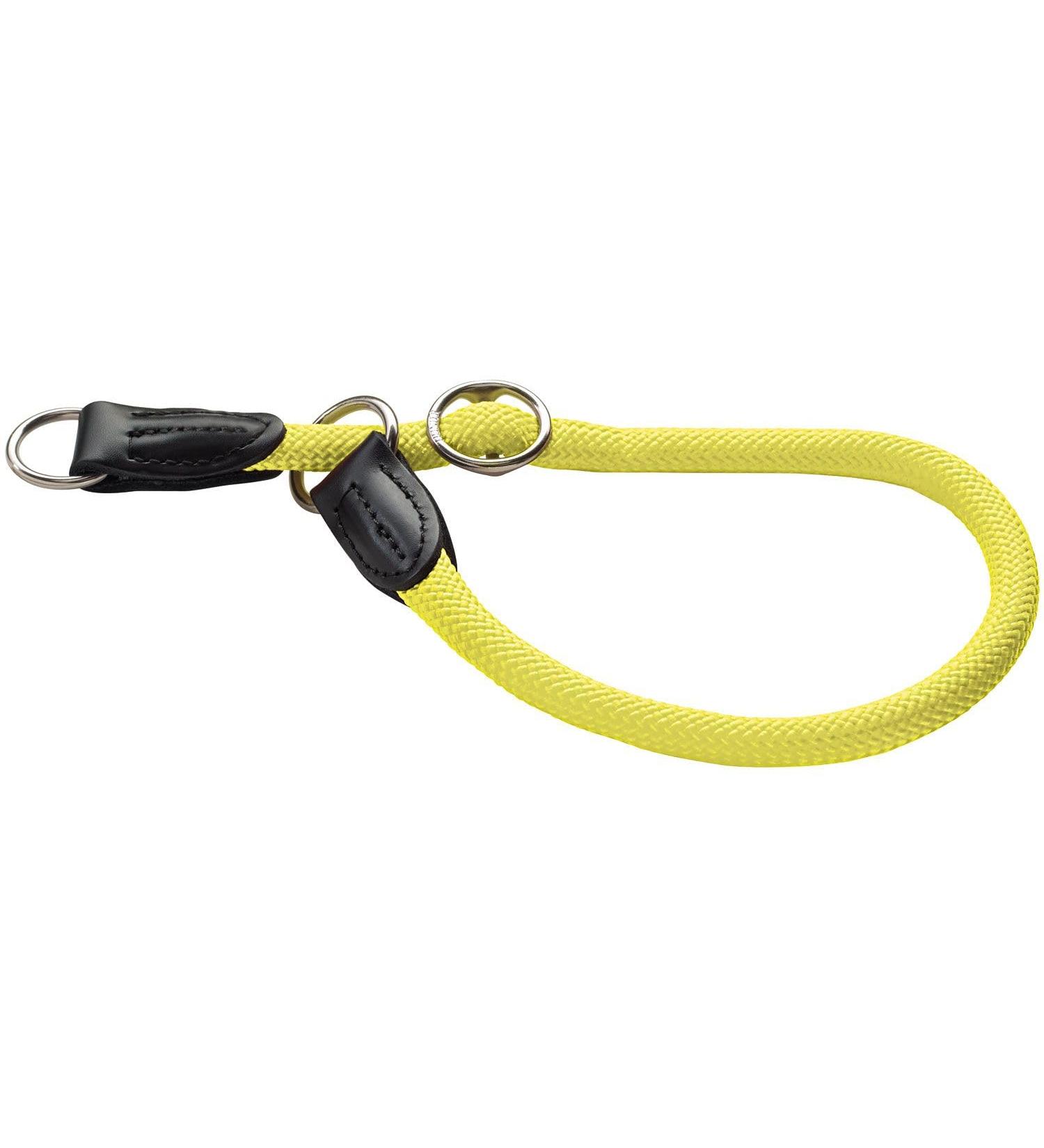 HUNTER Freestyle dressage collar dog collar pull stopper robust weatherproof 50 (ML) neon yellow 50 (ML) neon yellow