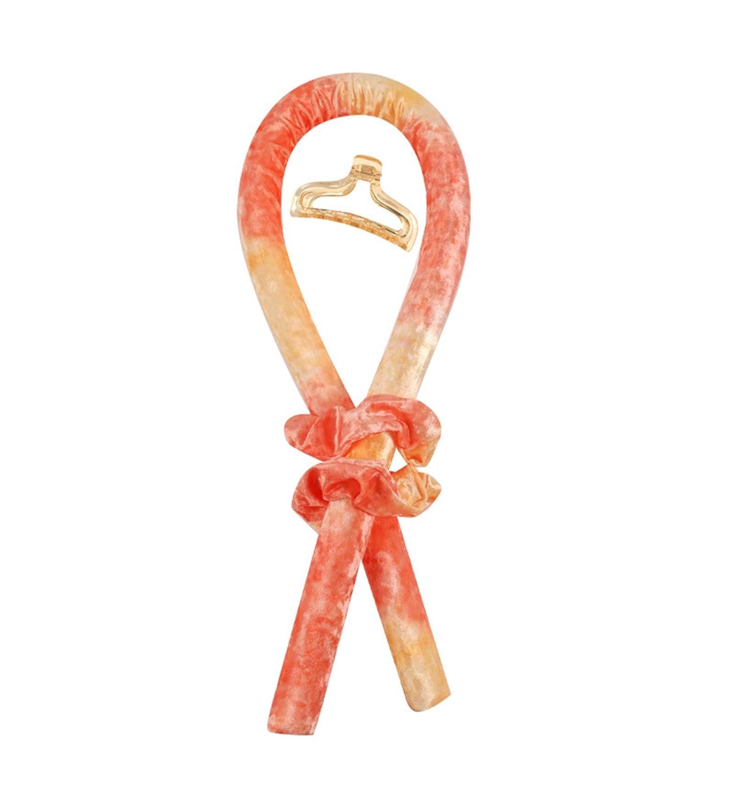 HMMJ Women Heatless Curling Rod Headband No Heat Curl Silk Ribbon with Hair Clips and Scrunchie Sleeping Hair Rollers DIY Hair Styling Tools Kit for Soft Headband Wave Formers Hair Curlers 17 - Buy Online on GoSupps.com