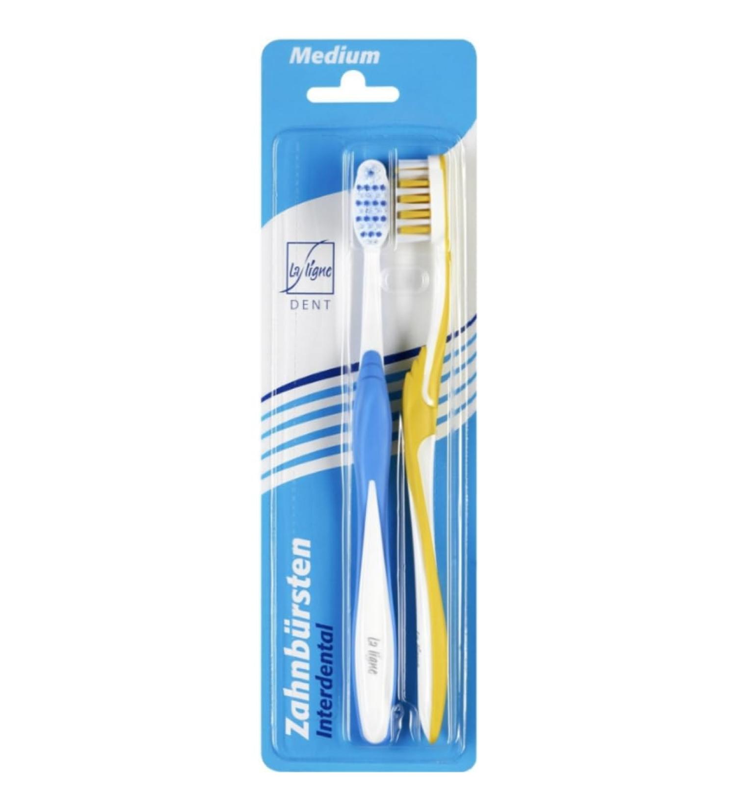 Shop La Ligne Interdental Toothbrushes - Medium 2-Pack | International Shipping Available - Buy Online on GoSupps.com