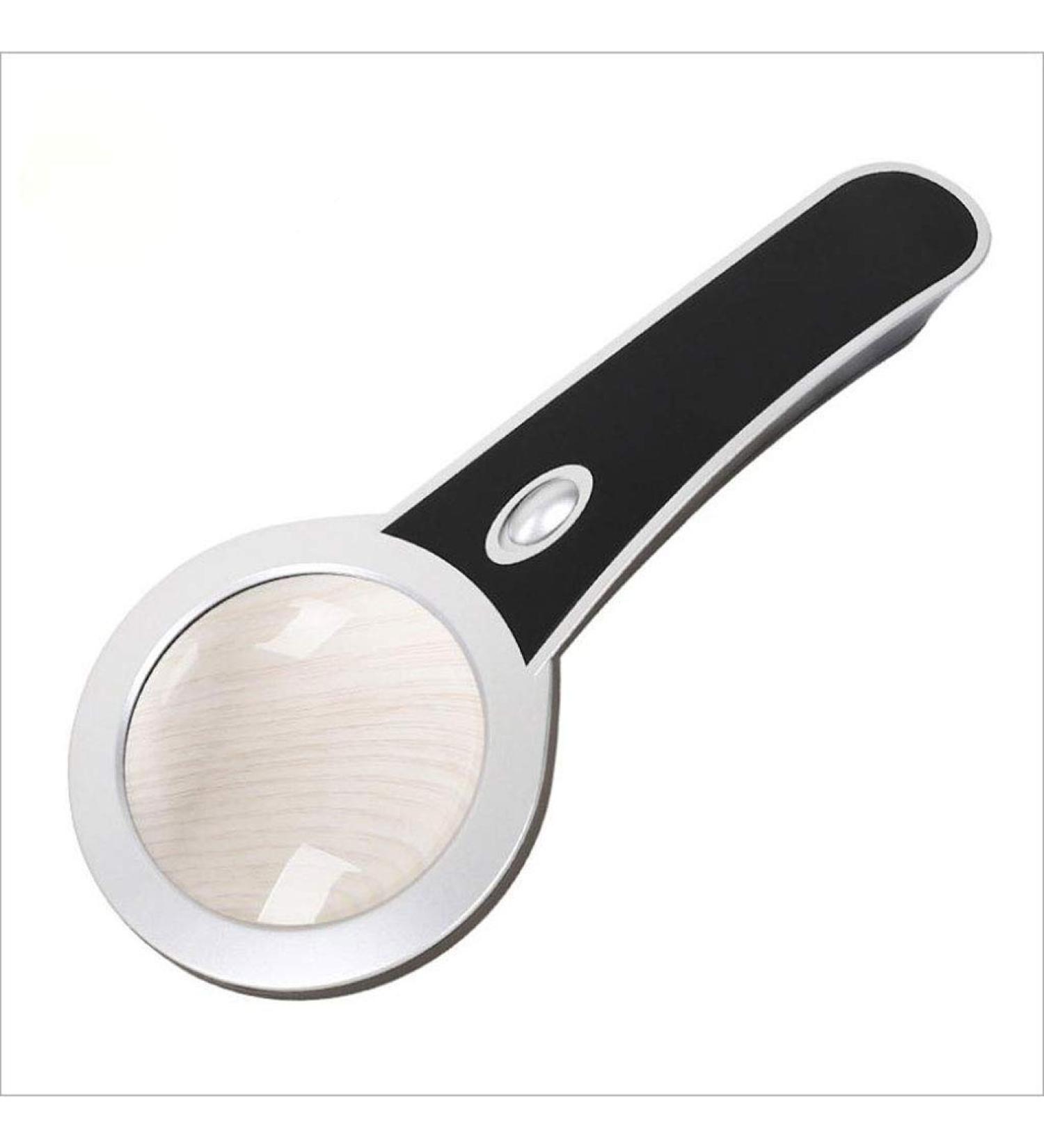 High-end Emperor Hand-held Light HD LED Curved Curved Magnifying Glass Acrylic Optical HD Lens 98875 Magnifiers - Buy Online on GoSupps.com