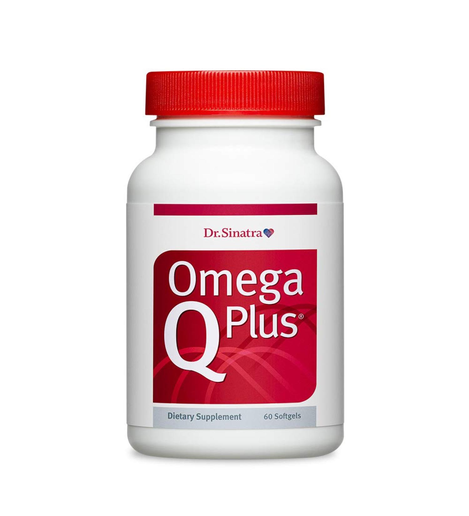 Dr. Sinatra Omega Q Plus Omega-3 and CoQ10 Supplement Delivers Everyday Heart Health Support with 50 mg of CoQ10 and Provides Antioxidant Power (60 softgels) 60 Count (Pack of 1) - Buy Online on GoSupps.com
