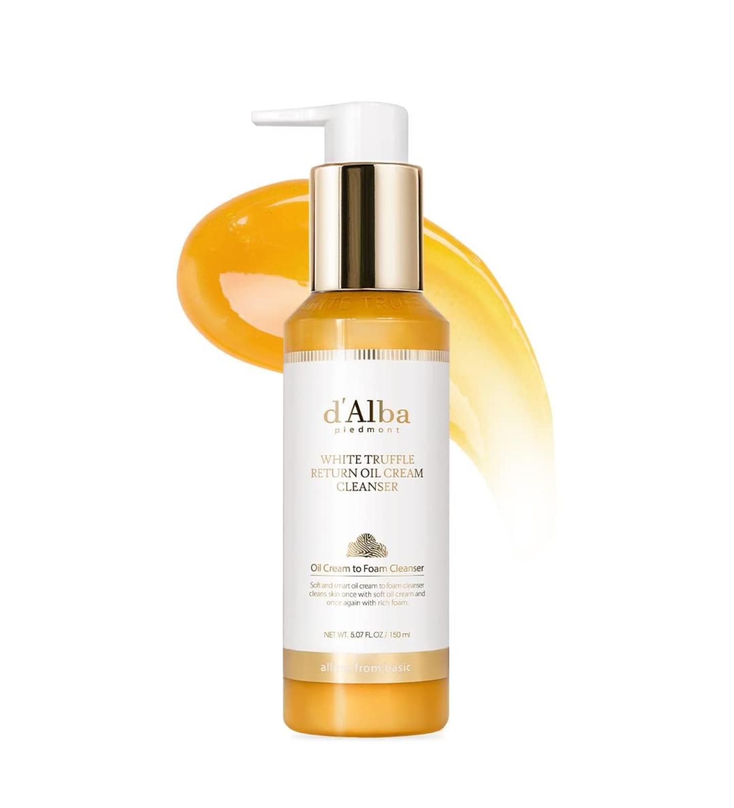Alba Italian White Truffle Oil Cream Cleanser - Vegan, Gentle Makeup Remover for Sensitive Skin - Buy Online on GoSupps.com