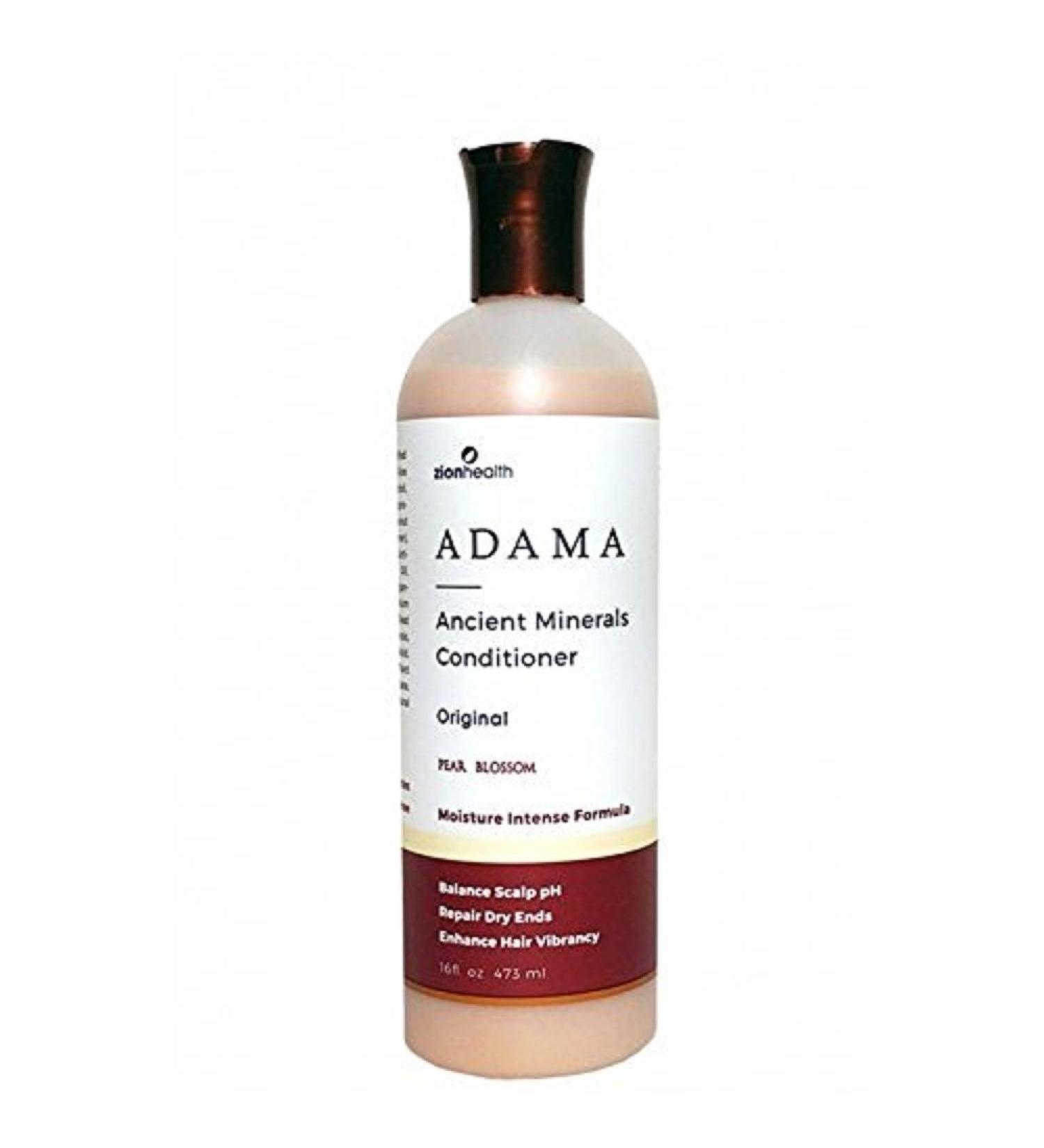 Zion Health Adama Ancient Minerals Conditioner - Original Pear Blossom 16oz | Natural Hair Care for All Hair Types - Buy Online on GoSupps.com