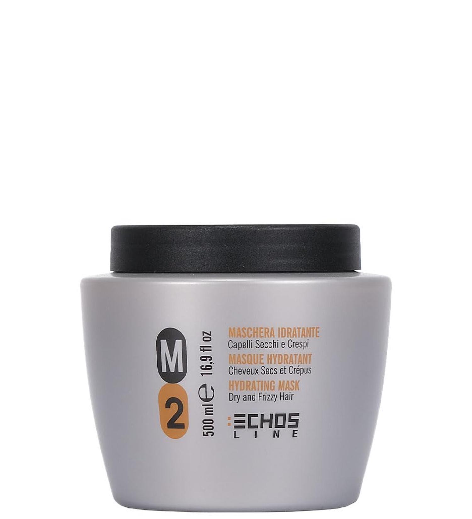 Echosline Hydrating Mask Dry and Frizzy Hair 16.9 Oz 500 ml 499.79 ml (1 Pack)