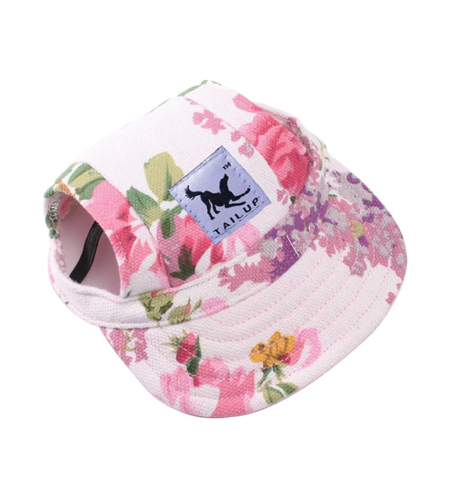 Adjustable Dog Baseball Cap - Breathable Sun Protection Hat for Puppies & Dogs | Sizes S-XL - Pink - Buy Online on GoSupps.com