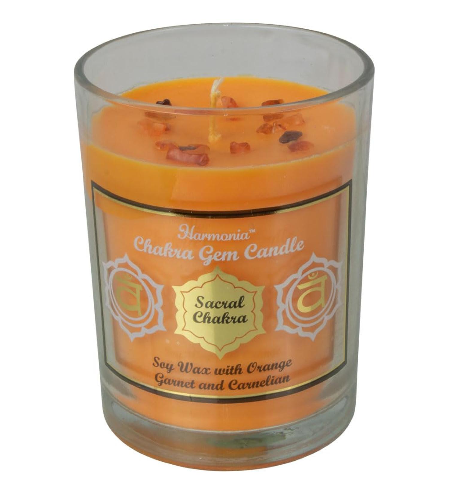 Harmonia Soy Gem Candle - Chakra (Sacral Chakra)