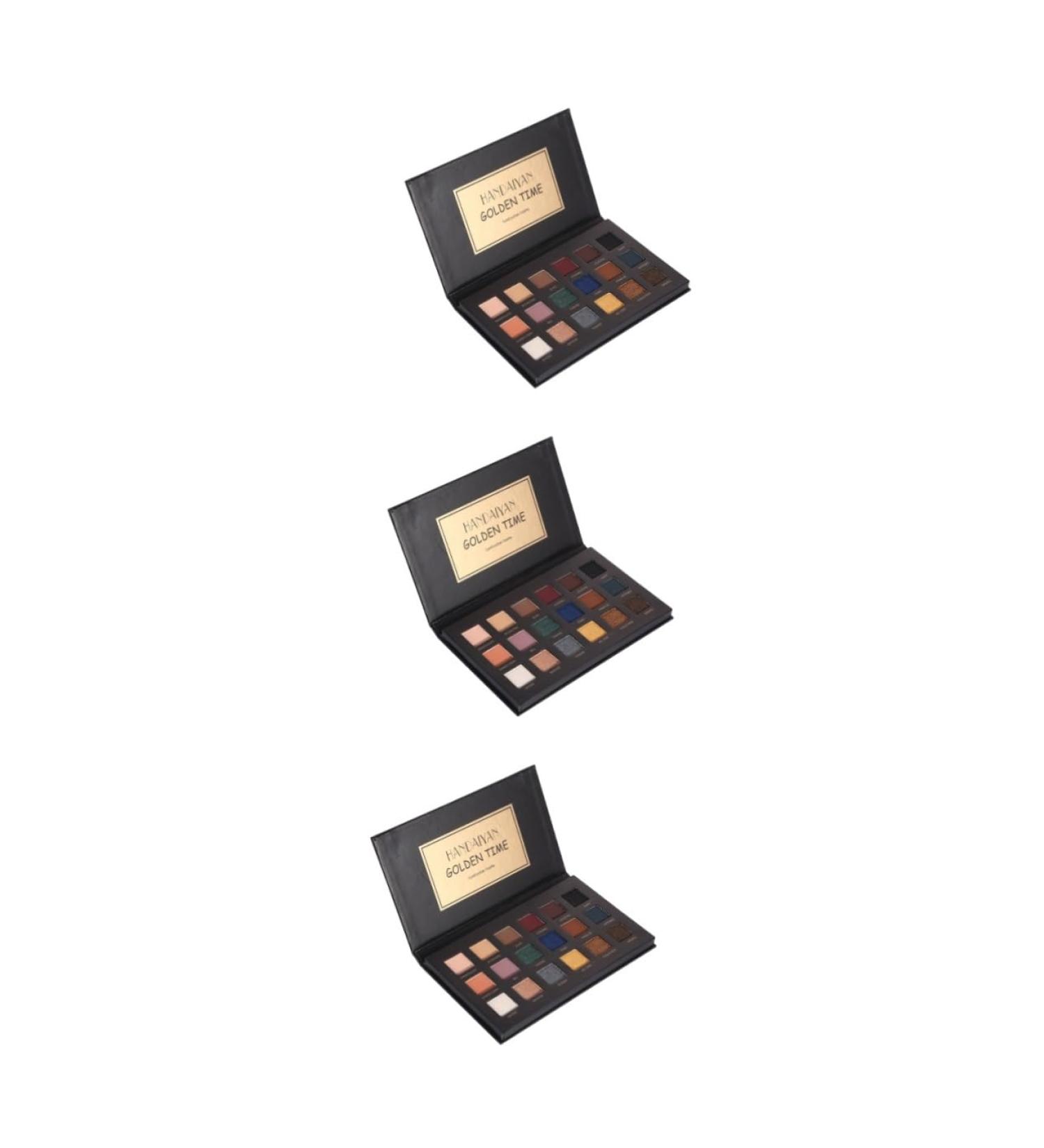 Beavorty 3pcs 18 18 Shadow Palette Eyeshadow Woman Makeup Palette Miss Flash Cosmetic mediumx3pcs Blackx3pcs - Buy Online on GoSupps.com
