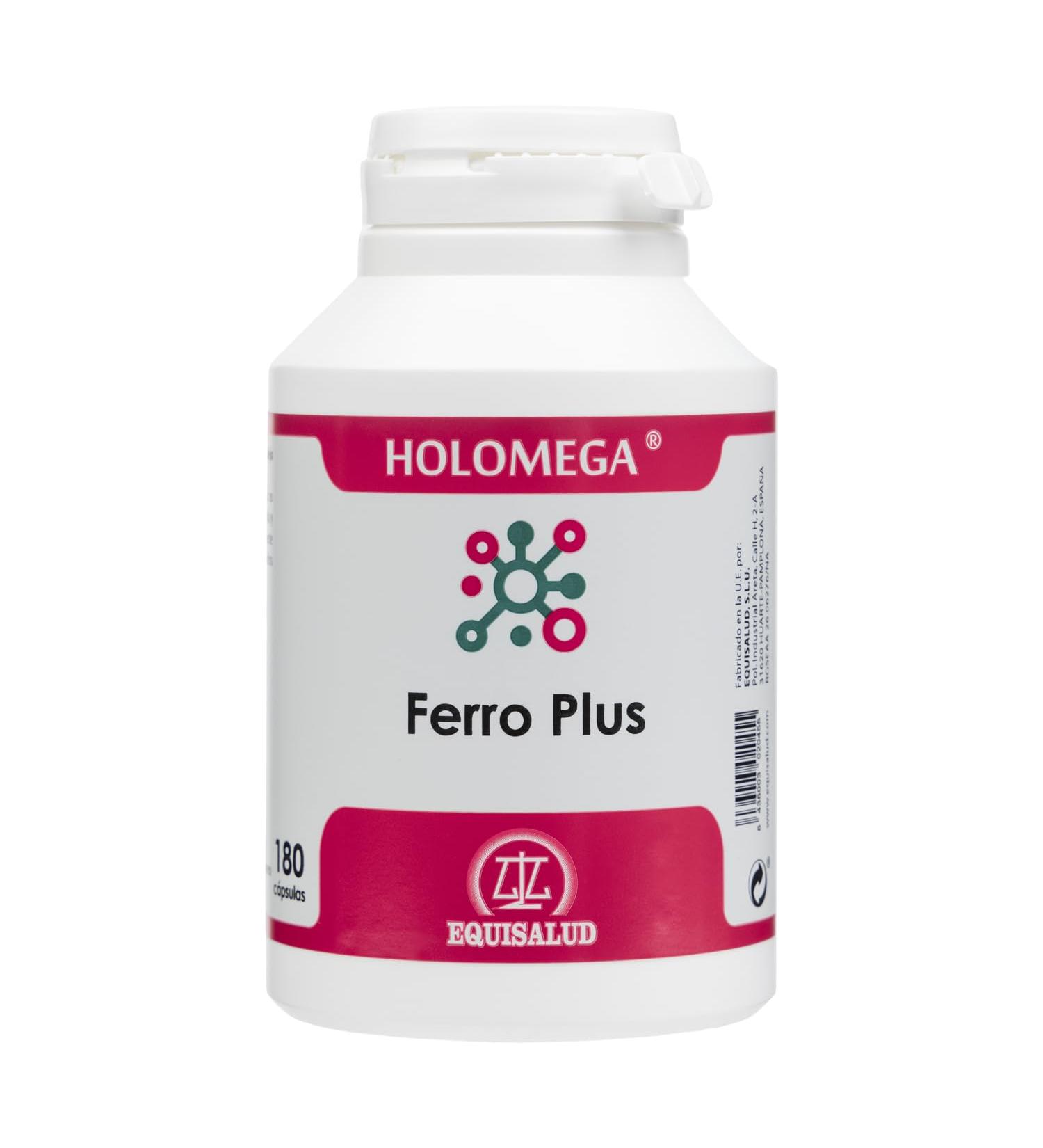 Equisalud Holomega Ferro Plus 180 Cap - Buy Online on GoSupps.com