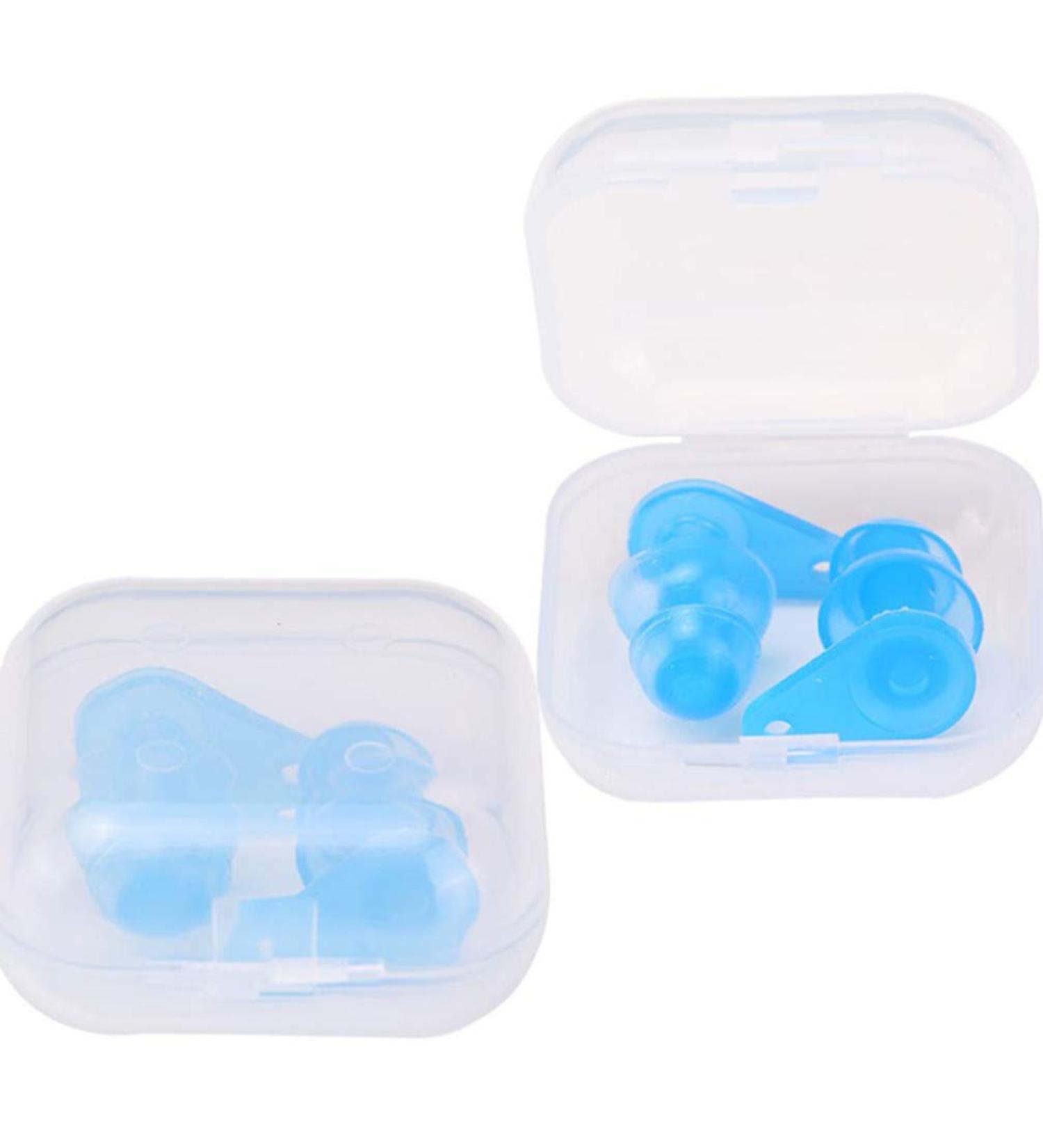 6 Pairs Waterproof Swimming Ear Plugs - Silicone Mushroom Ear Protection for Safe Comfortable Swimming - Buy Online on GoSupps.com