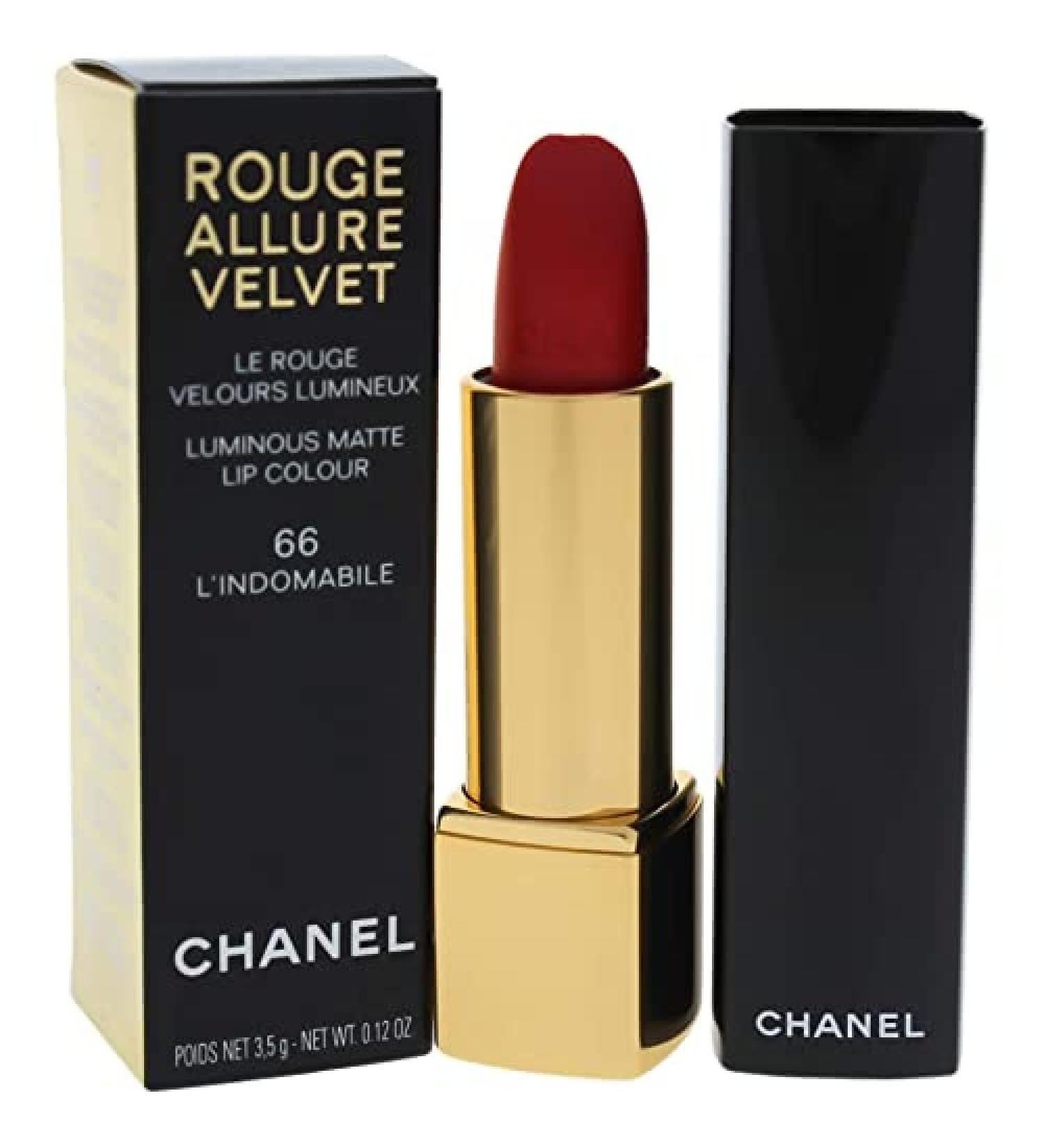 Chanel Rouge Allure Velvet Il Rossetto Mat Luminoso Rossetto Matte 66 L'Indomabile 3.5 g