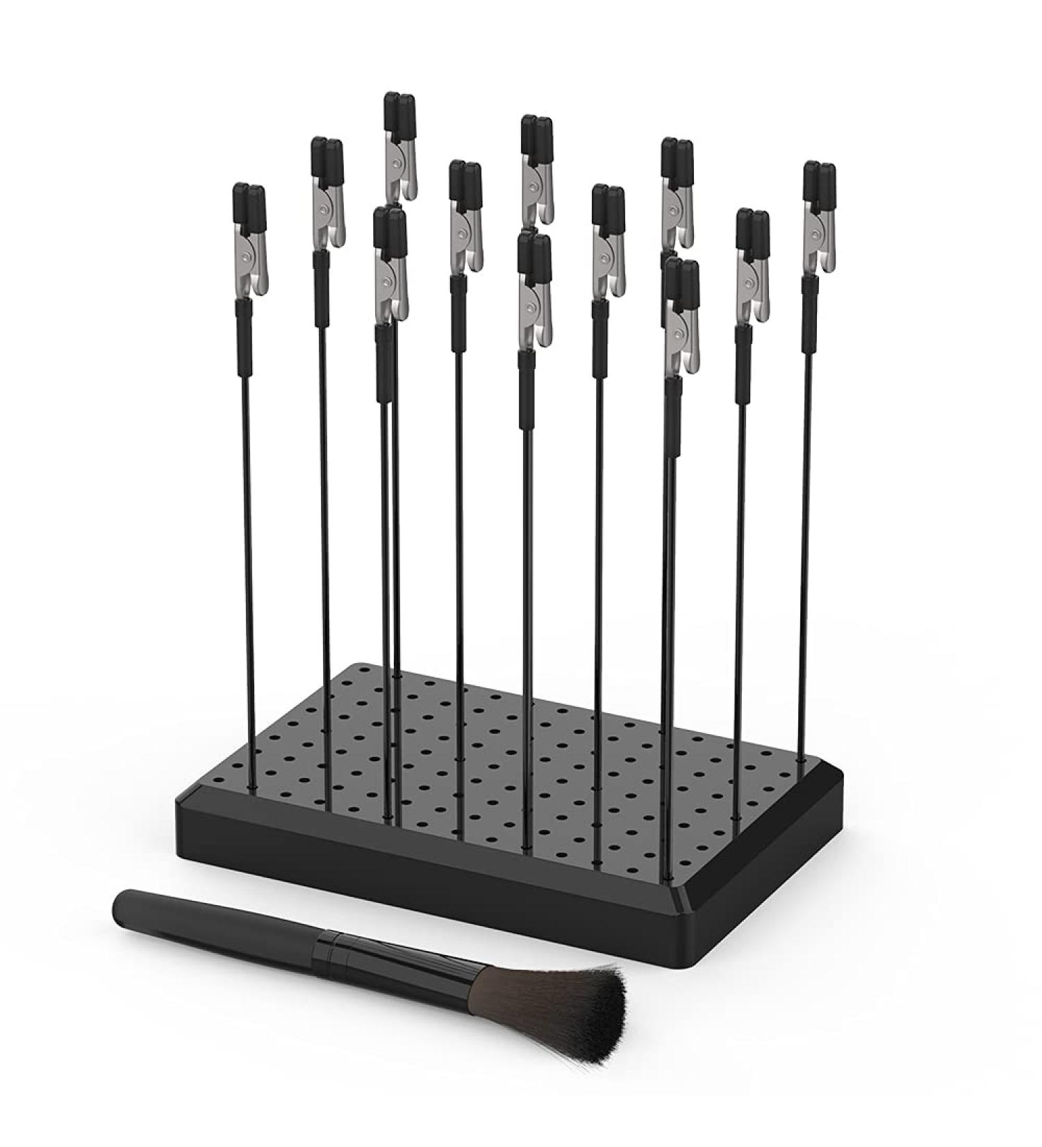 Modeling Tools Painting Stand Base Holder with 12 Alligator Clip Sticks Set for Gundam Hobby Model Parts Assemble - DIY Airbrush Spray and Card Photo Memo - BC1201 - Buy Online on GoSupps.com