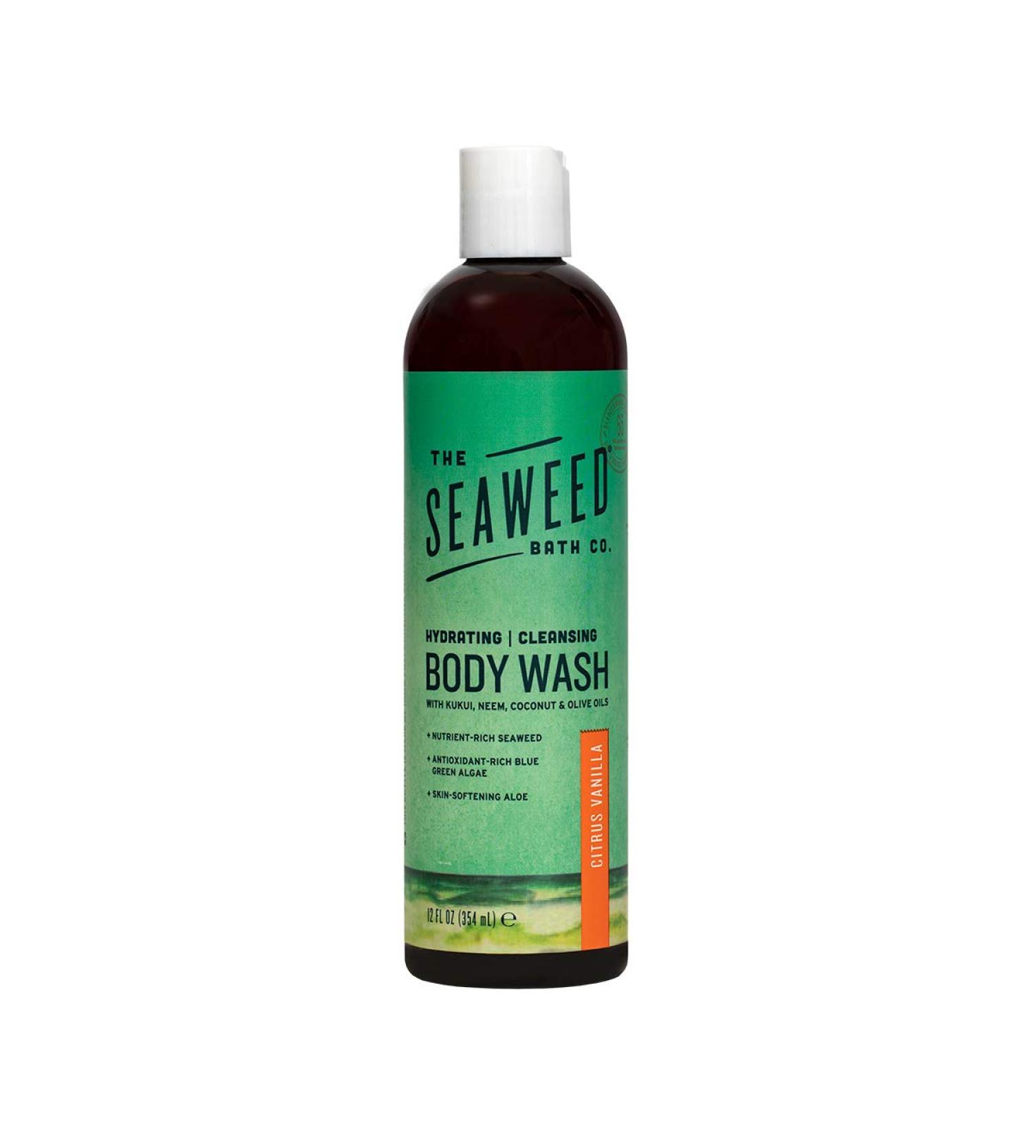 Seaweed Bath Co. Citrus Vanilla Hydrating Body Wash 12 fl oz - Refresh & Moisturize - Buy Online on GoSupps.com