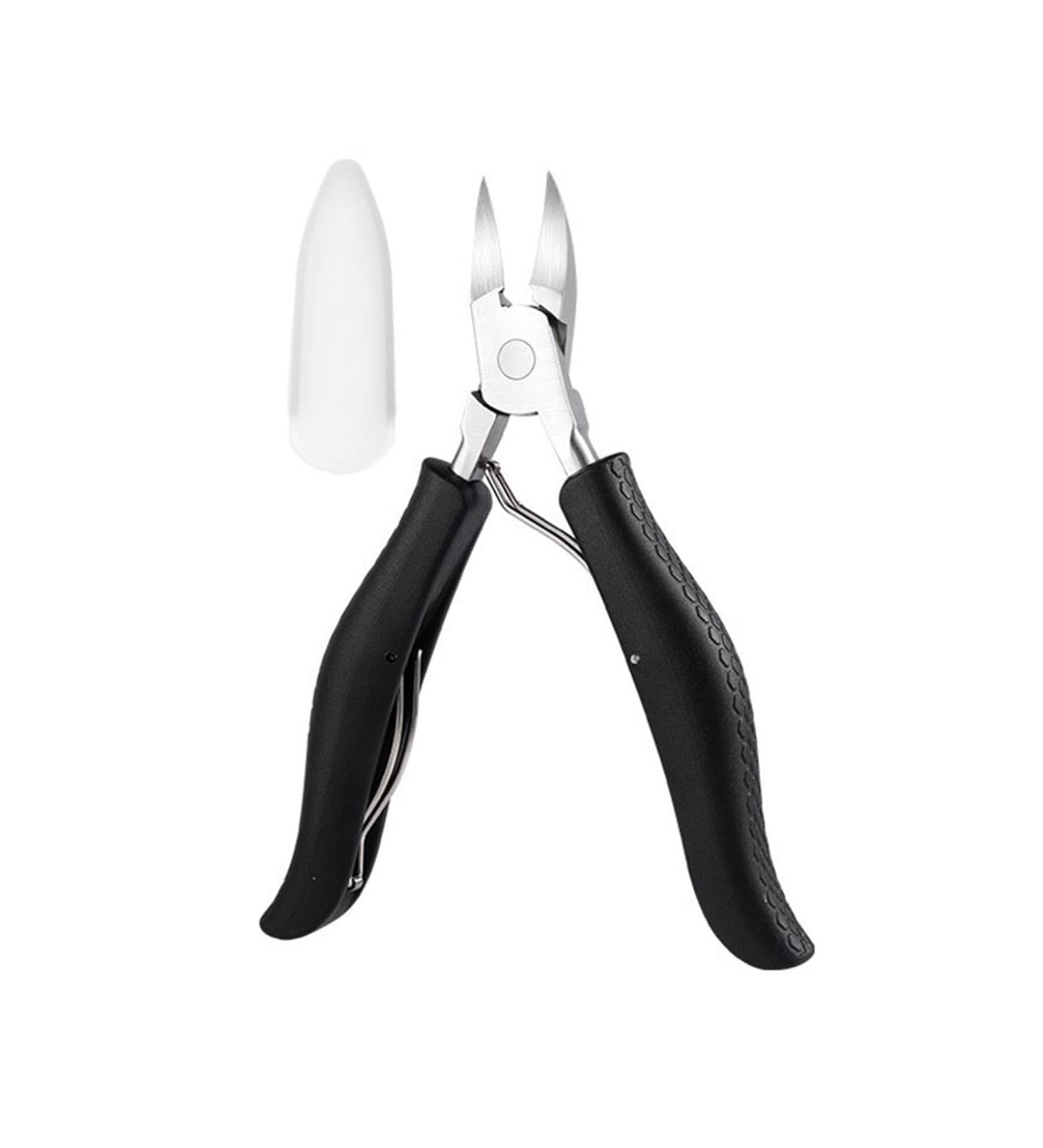 PSGS Stainless Steel Nail Cuticle Scissors Foot Care Toe Thick Finger Clippers Toenails Nippers Dead Skin Remover New Pedicure Tools (Color : Black) - Buy Online on GoSupps.com