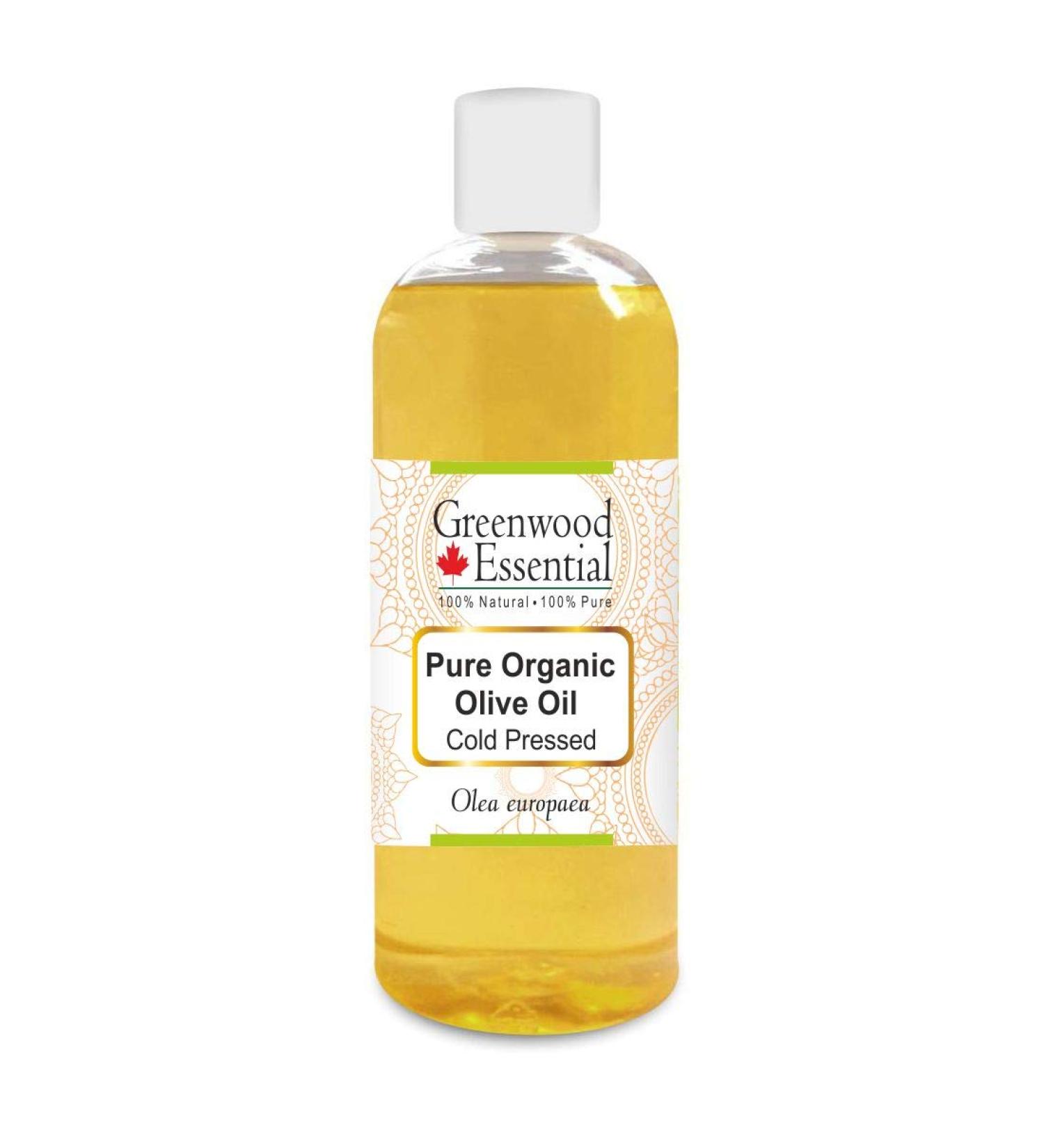 Greenwood Essential Pure Organic Olive Oil 200ml - Cold Pressed & Therapeutic Grade | International Shipping - Buy Online on GoSupps.com