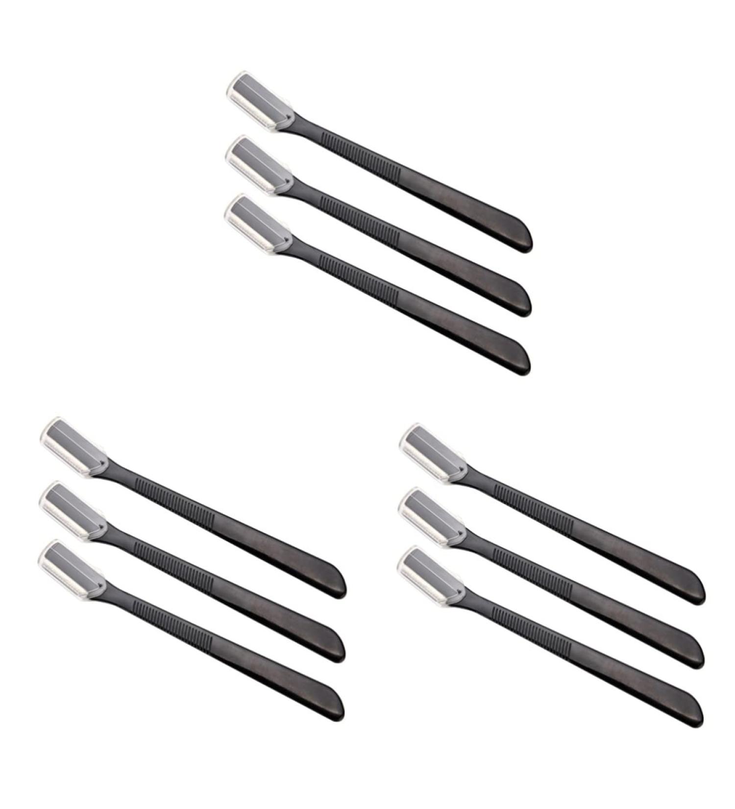 FRCOLOR 36 STK Eyebrow Razor - Precision Face Razor with Cover | Black Hair Removal Tool for Perfect Brows - Shop Internationally - Buy Online on GoSupps.com