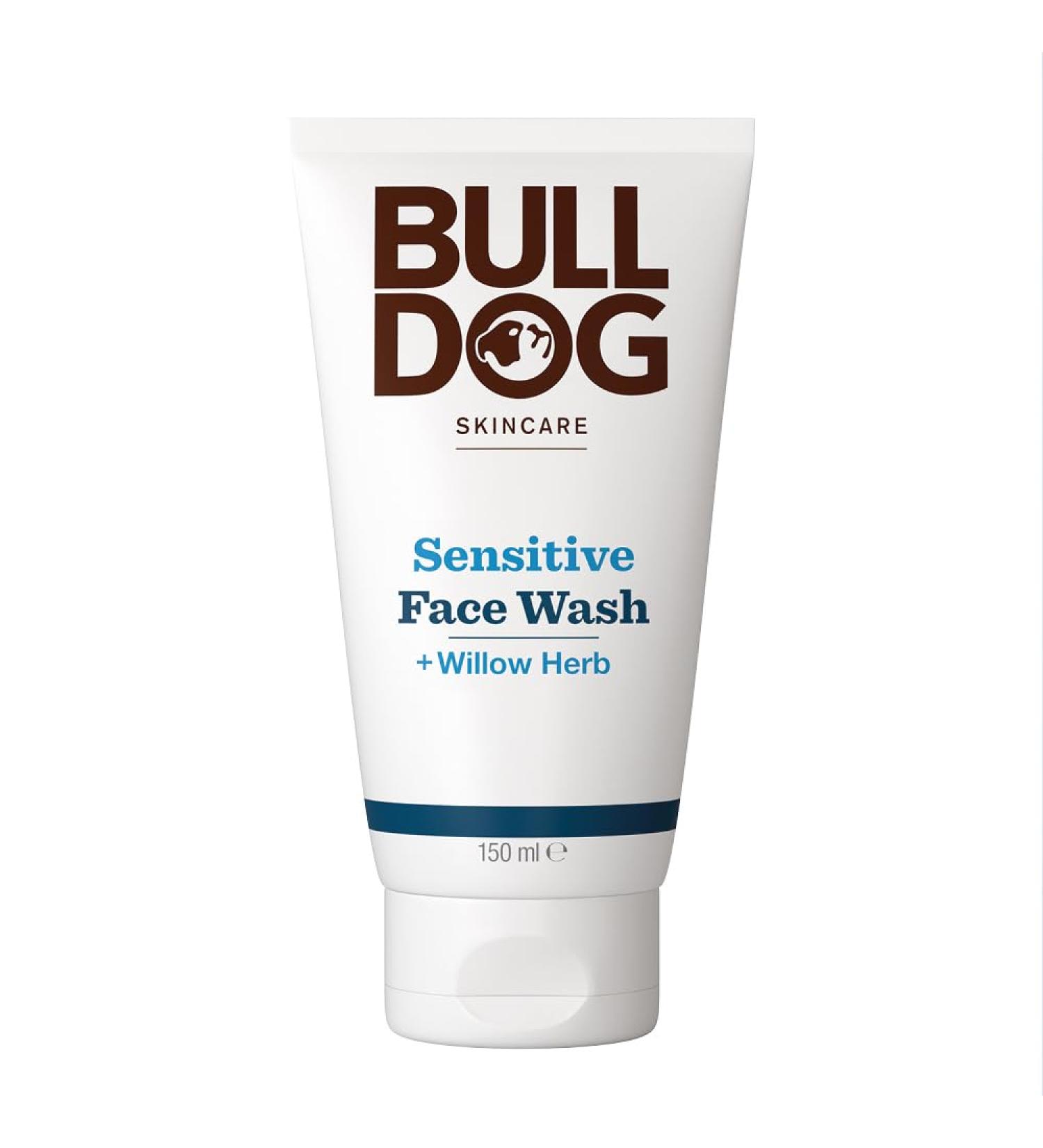 BULLDOG Men's Skin Care | Sensitive Cleansing Gel | Moisturising & Soothing Face Cleansing | 150 ml - Buy Online on GoSupps.com