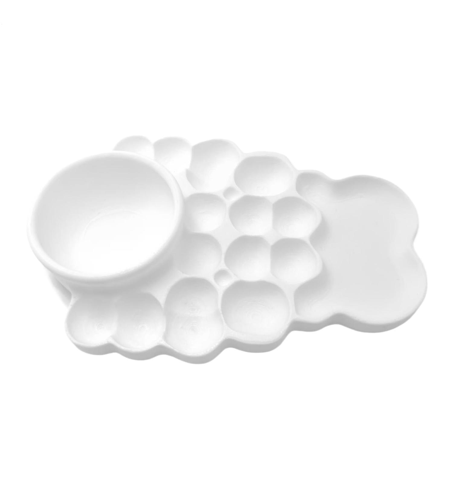  Rukjmqi Watercolor Palette Artistic Color Mixing Palette - Watercolor Mixing Tray For Adults Boys and Girls Crafts Travel Home Classroom Parties Drawing - Buy Online on GoSupps.com