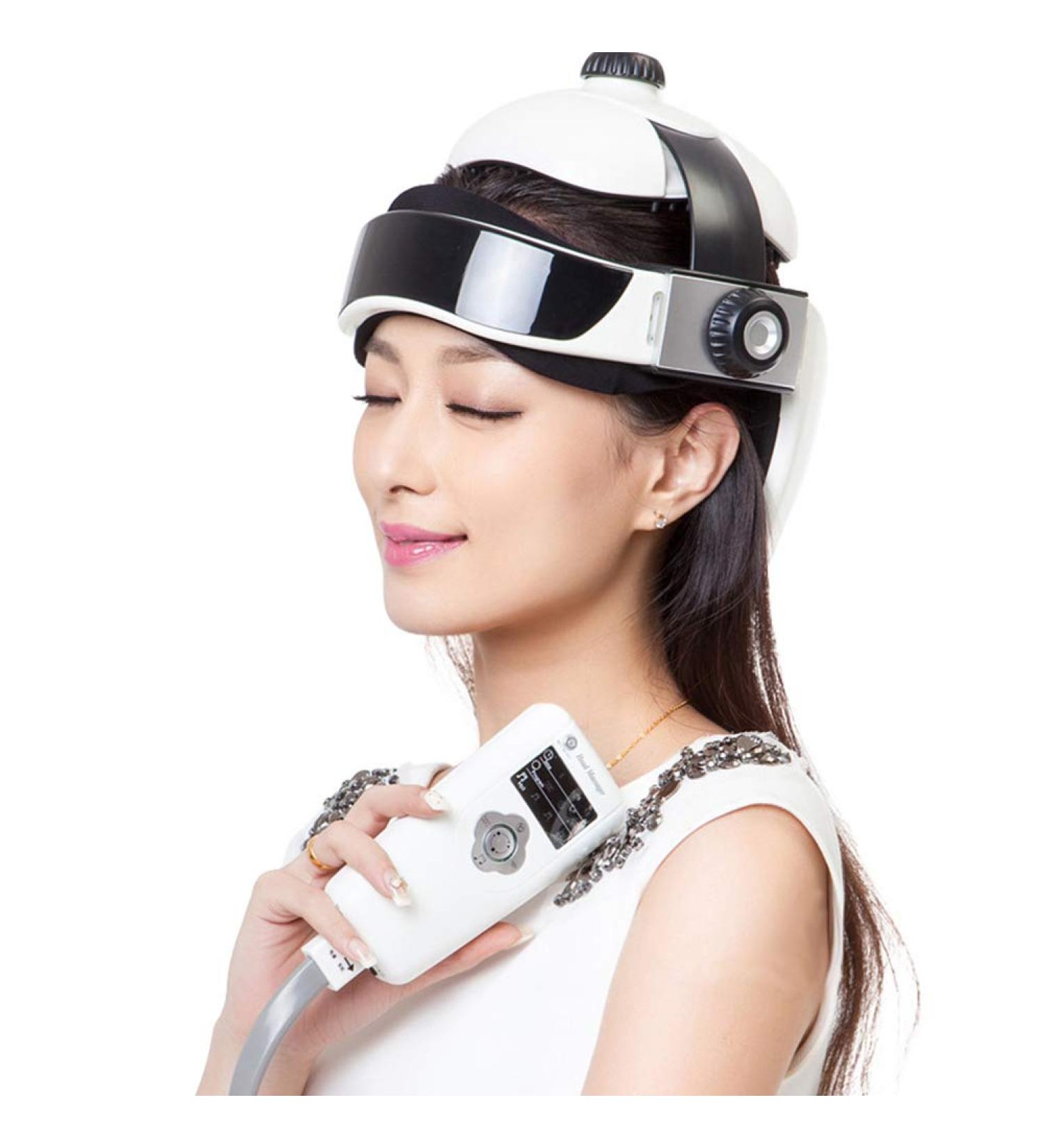 Buy AIBAB Ultra-Light Electric Scalp Brush | Head Massager with Music Blood Circulation & Stress Relief - Buy Online on GoSupps.com