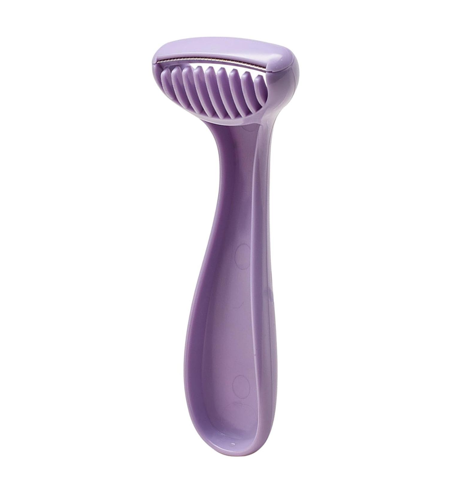 Premium Women's Razor for Gentle Shaving - Intimate Care & Body Hair Cutter in Purple - Buy Online on GoSupps.com