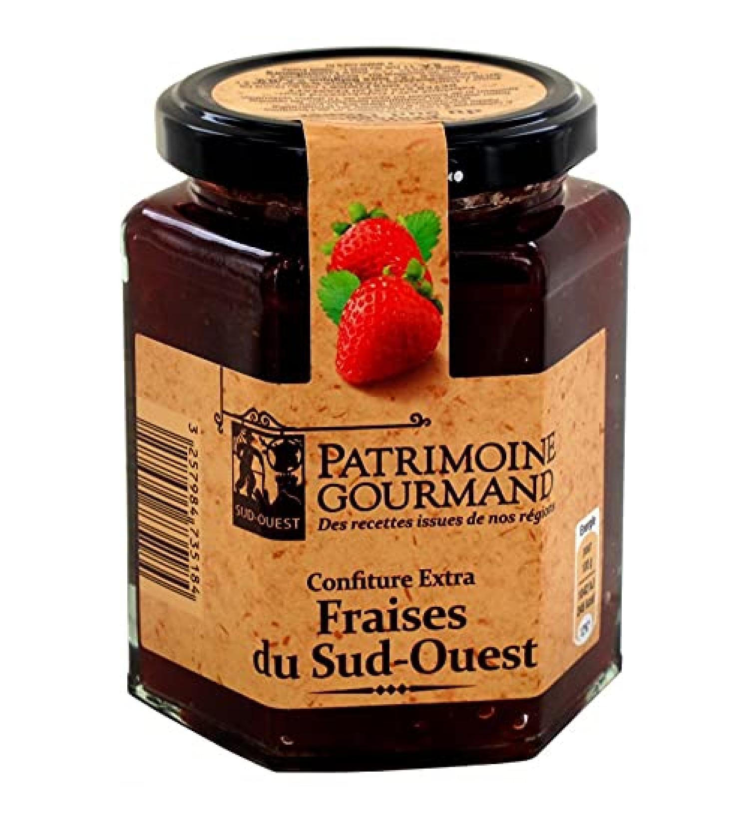 GOURMET HERITAGE - Extra South-West Strawberry Jam 325G - Pack of 4 - Buy Online on GoSupps.com