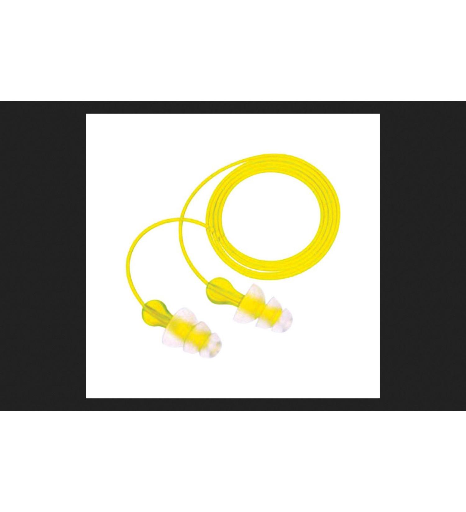 EARPLUG CORDED TRIFLANGE