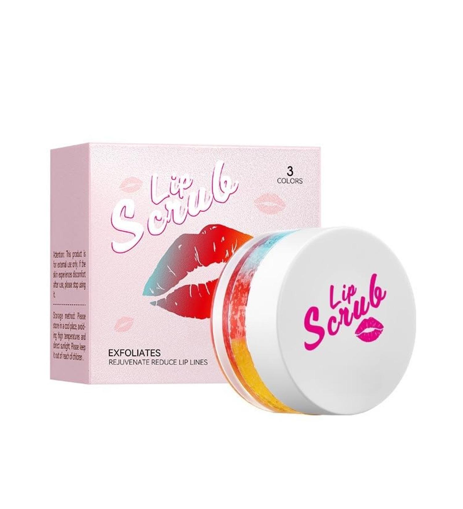 Lip Scrub Moisturizing Hydration Lip Balm Care Assorted Shades Natural Organic Formula Lightweight Smooth Hydrating Natural Lip Moisturizer for Dry Cracked Lips - Buy Online on GoSupps.com