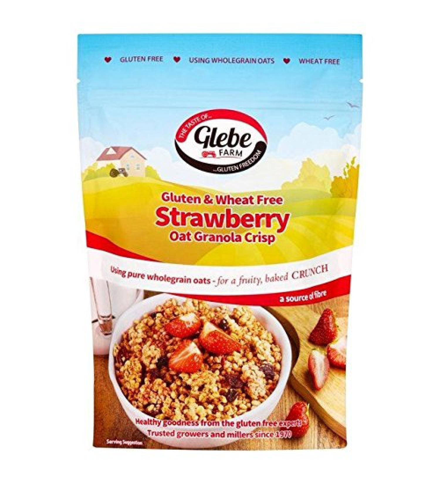 Glebe Farm Gluten Free Strawberry Oat Granola Crisp 325g