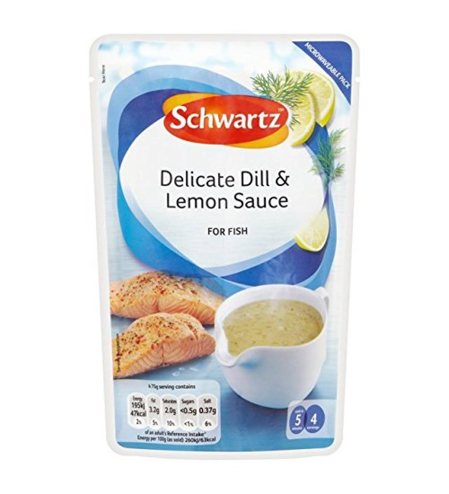 Schwartz Schwartz Pack of 6 Delicate Dill and Lemon Fish Sauces 300g