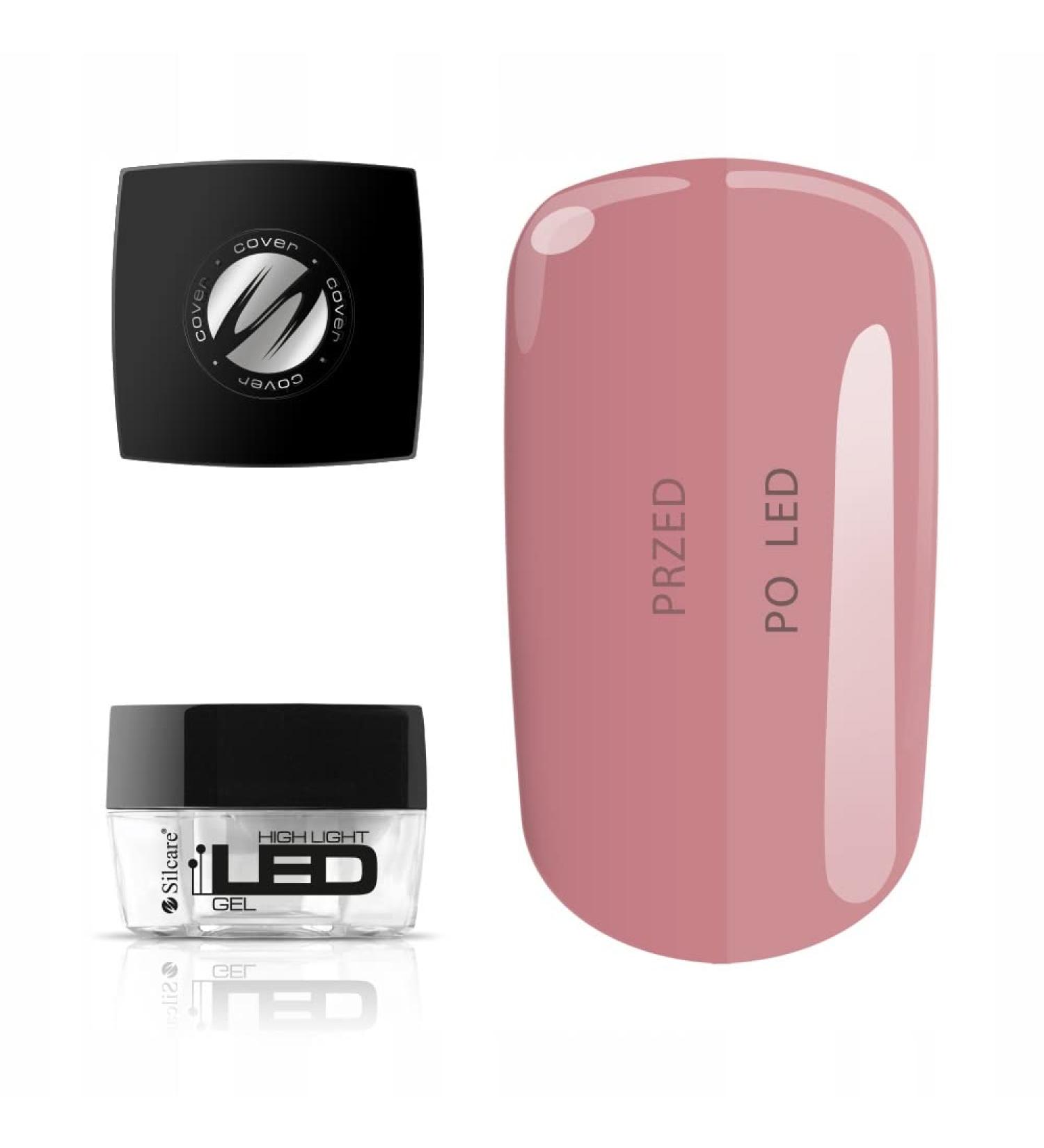 LED Gel High Light Cover 30g UV Gel Nails Nude Builder File Off Gel Silcare