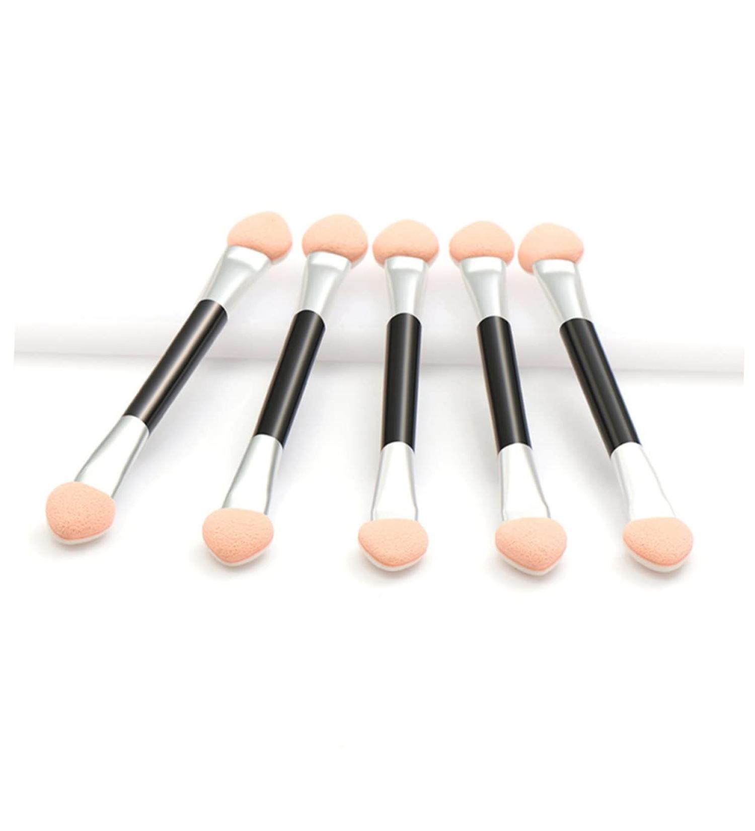 Healeved 50pcs Brush Eyeshadow Eye Makeup Make up for Face Eyeshadow Brush Kit 8x1cm Pink - Buy Online on GoSupps.com