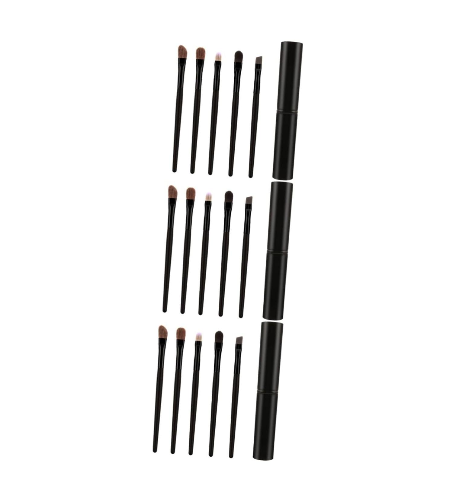 Didiseaon 15 Pcs Horse Hair Eye Shadow Brush Blackriflecoffee Cosmetic Tools Eyeshadow Brush Kit Set Eye Brush Size 1x3pcs Blackx3pcs - Buy Online on GoSupps.com