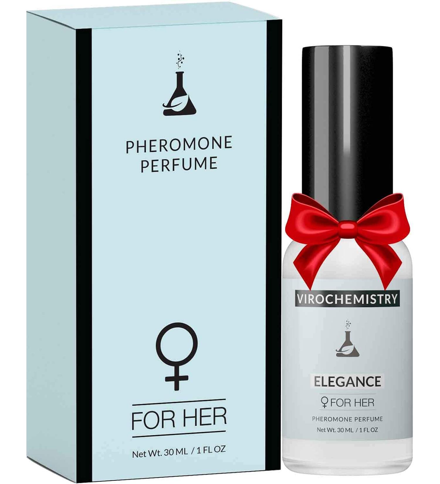 Elegance Perfume Oil (1 Fl. Oz) - Alcohol Free Perfume for Women with Human Grade Pheromones to Attract Men - Buy Online on GoSupps.com