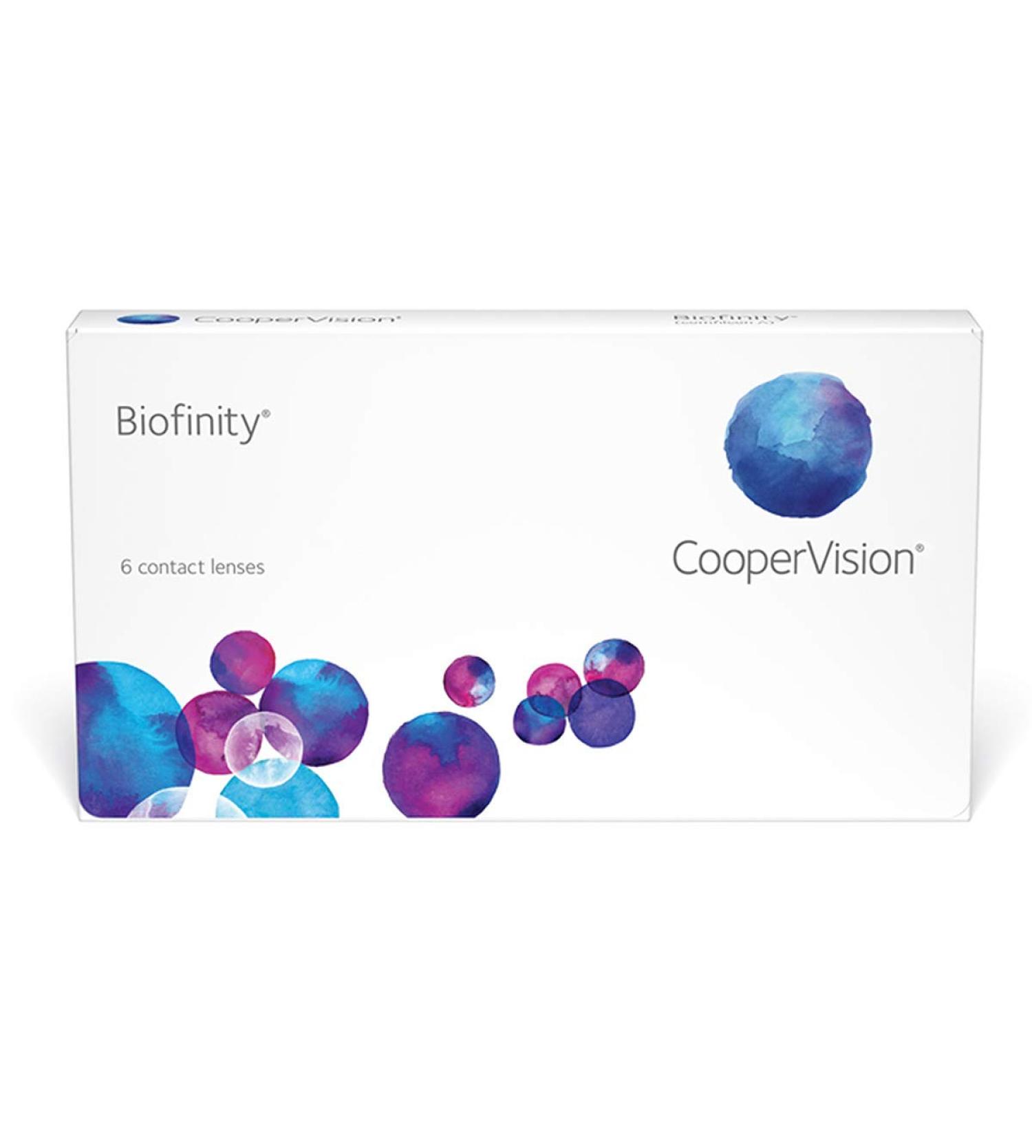 CooperVision Biofinity monthly lenses 6 pieces / BC 8.60 / DIA 14.00 / +1.75 diopters