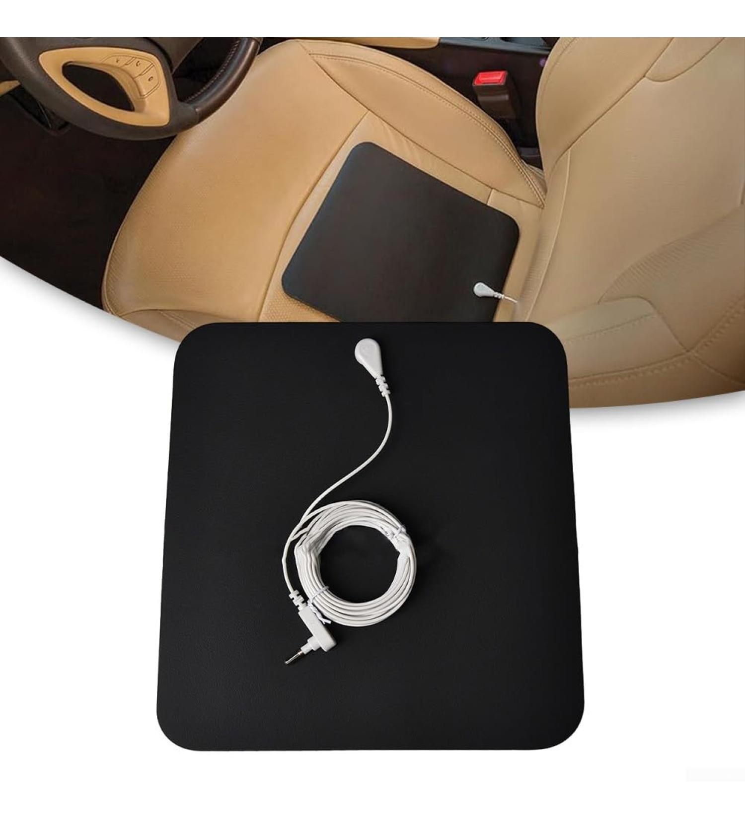 Car Seat Grounding Mat - Reduce Driving Fatigue & Static Electricity (25x68 cm) - International Shipping Available - Buy Online on GoSupps.com