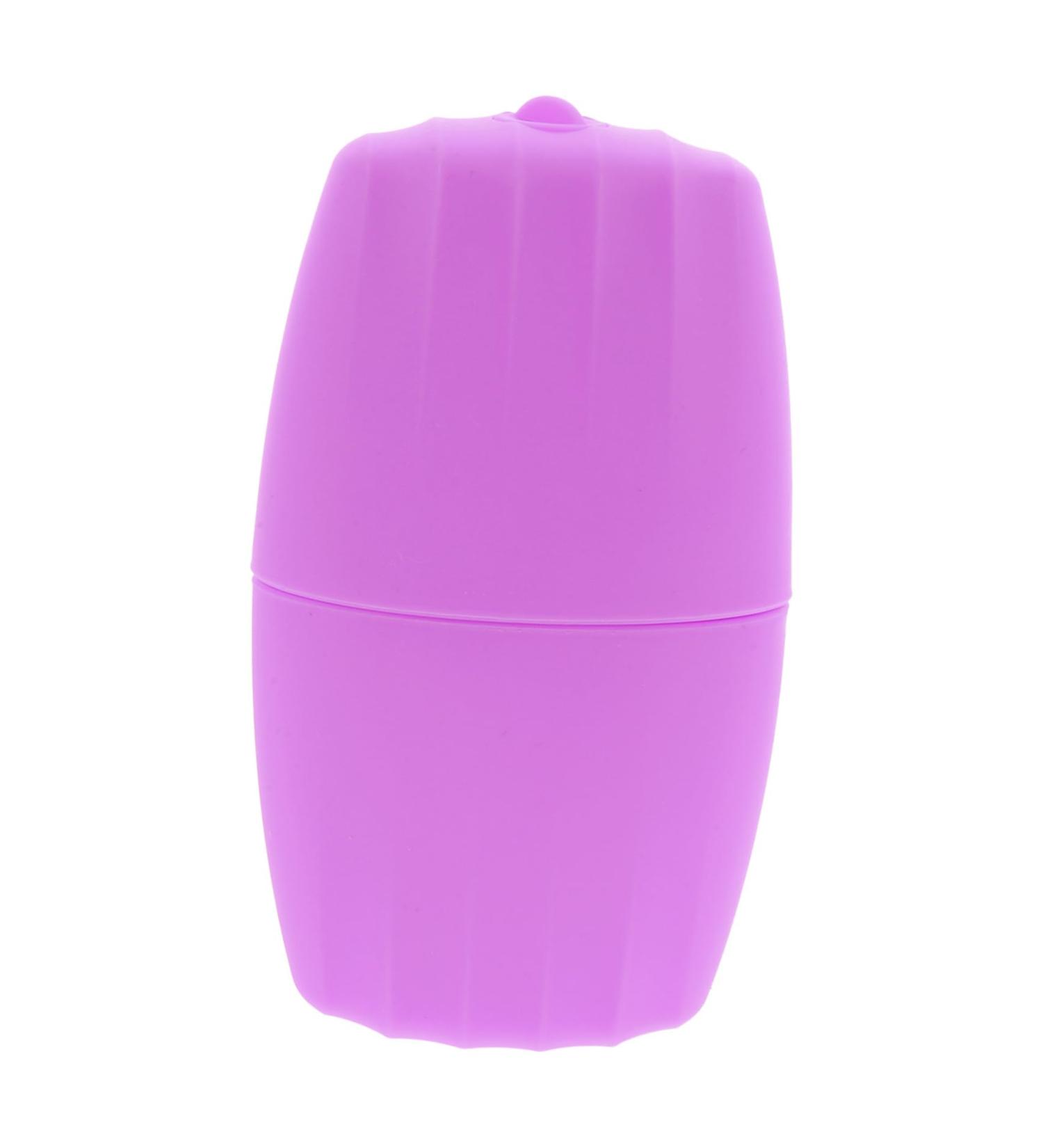 Angoily Ice Rollers Globes for Face Ice Roller for Face and Eye Face Roller Skin Care Ice Roller Puffiness Eye Roller Ice Roller for Eyes Tool Shrink Pores Silica Gel Purple - Buy Online on GoSupps.com