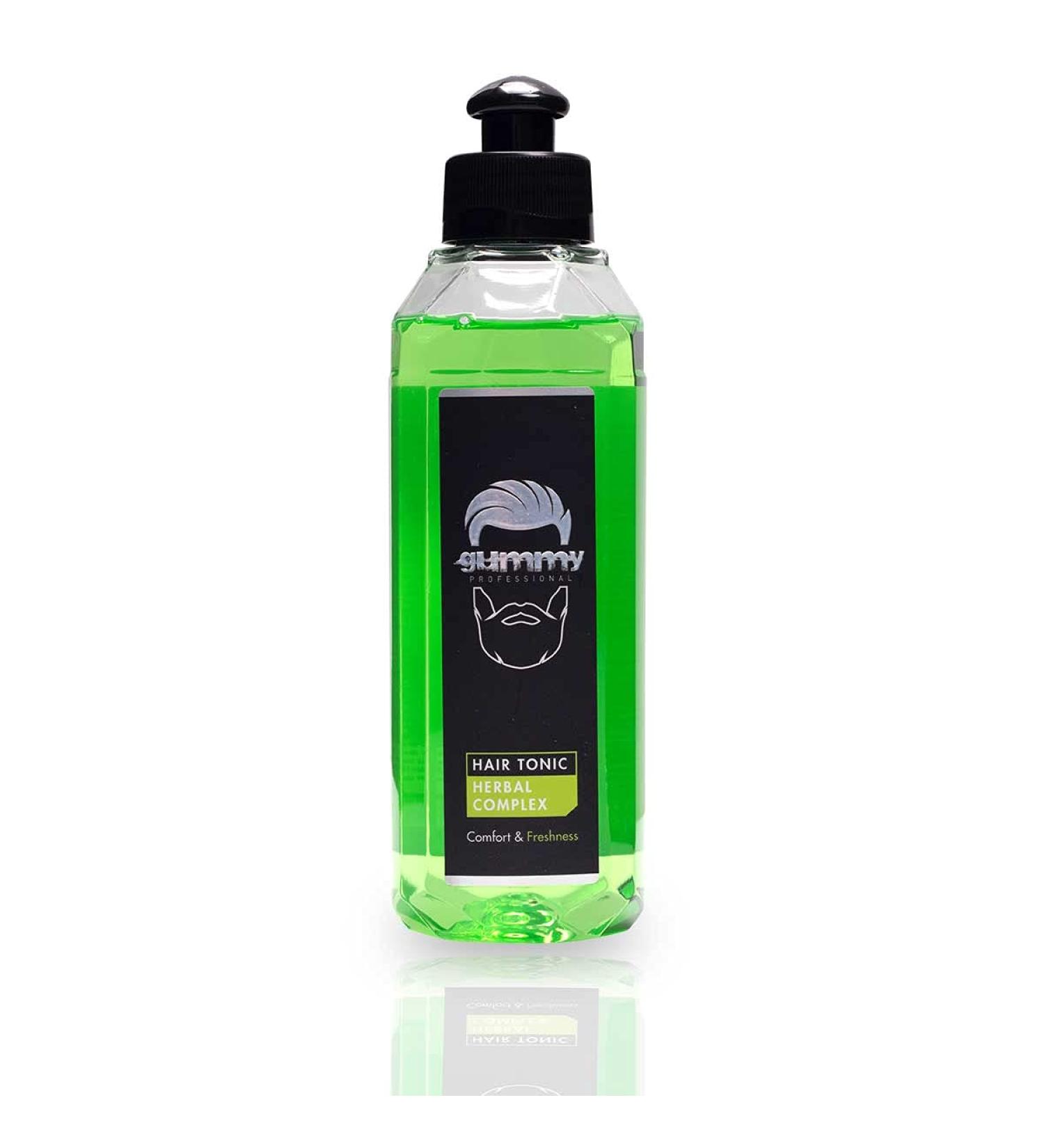 Herbal Green Gummy Hair Tonic 250ml - Nourishing and Strengthening Formula - Buy Online on GoSupps.com