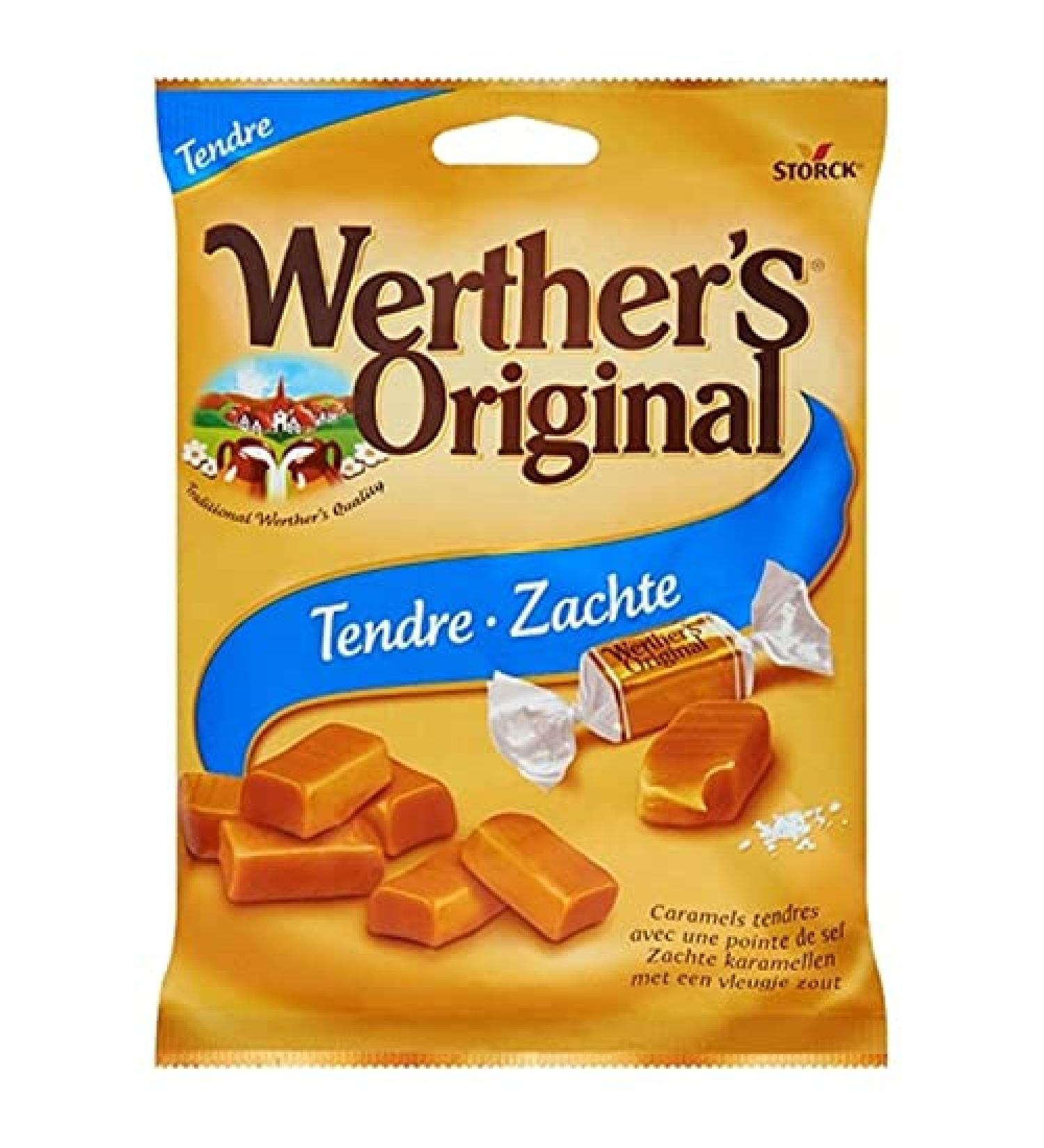 WERTHER'S ORIGINAL Soft Bag 165 g Pack of 4 Sold as a Set - Buy Online on GoSupps.com