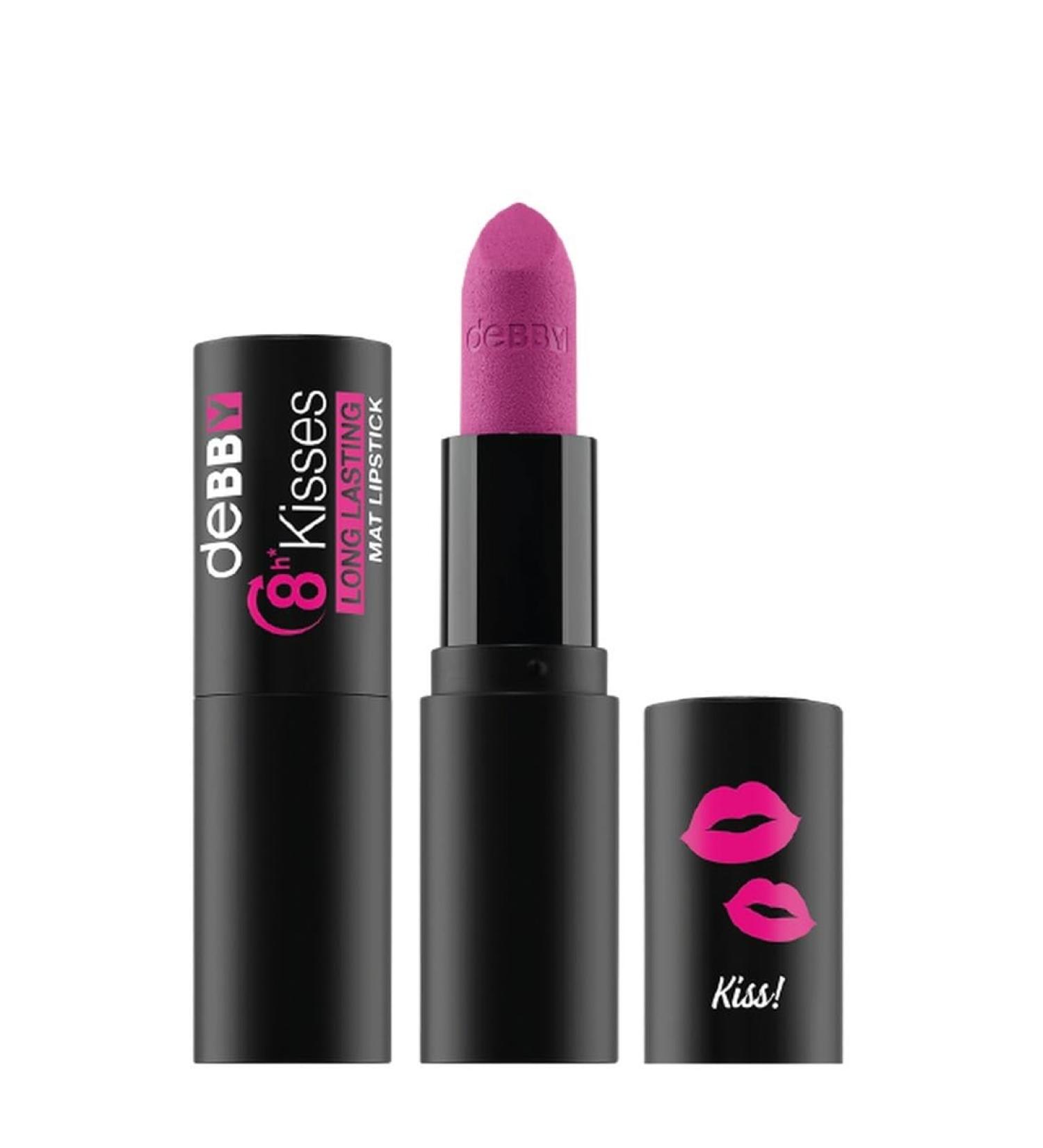 Debby Debby Ksses Long Lasting Matte Lipstick 8h Colour No. 12 Emotional Cyclamen