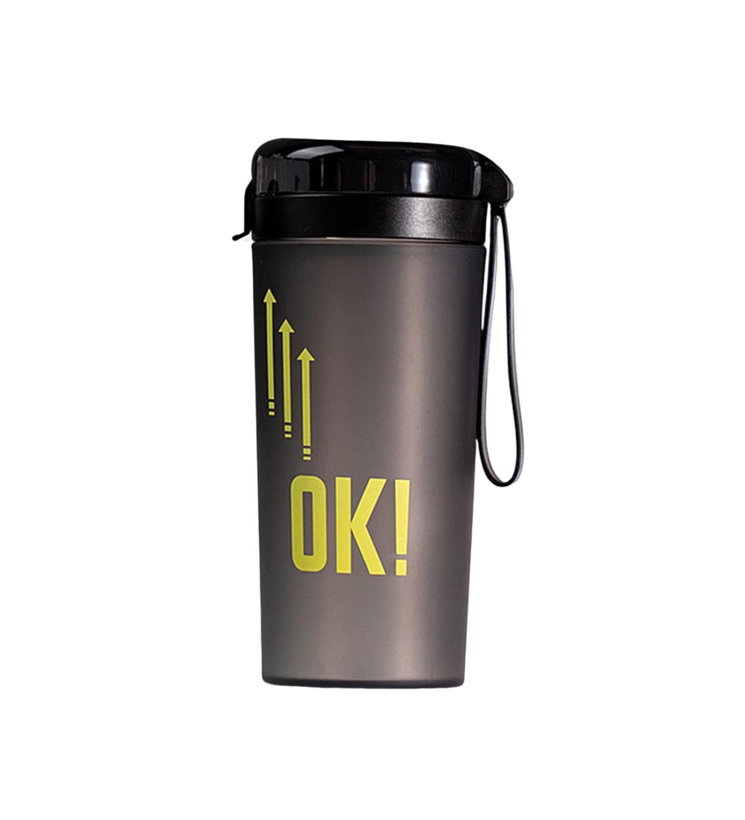 tinysiry Shaker avec boule de mixage tasse de mixage de poudre de prot ines 400 ml bouteilles de mixage de sport tanches pour suppl ment de prot ines fitness sportif Noir 400ML 400ML Noir - Buy Online on GoSupps.com