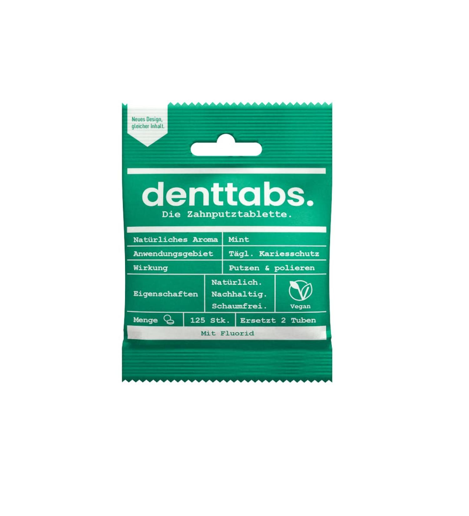 Denttabs tablets for teeth cleaning 125 pc.