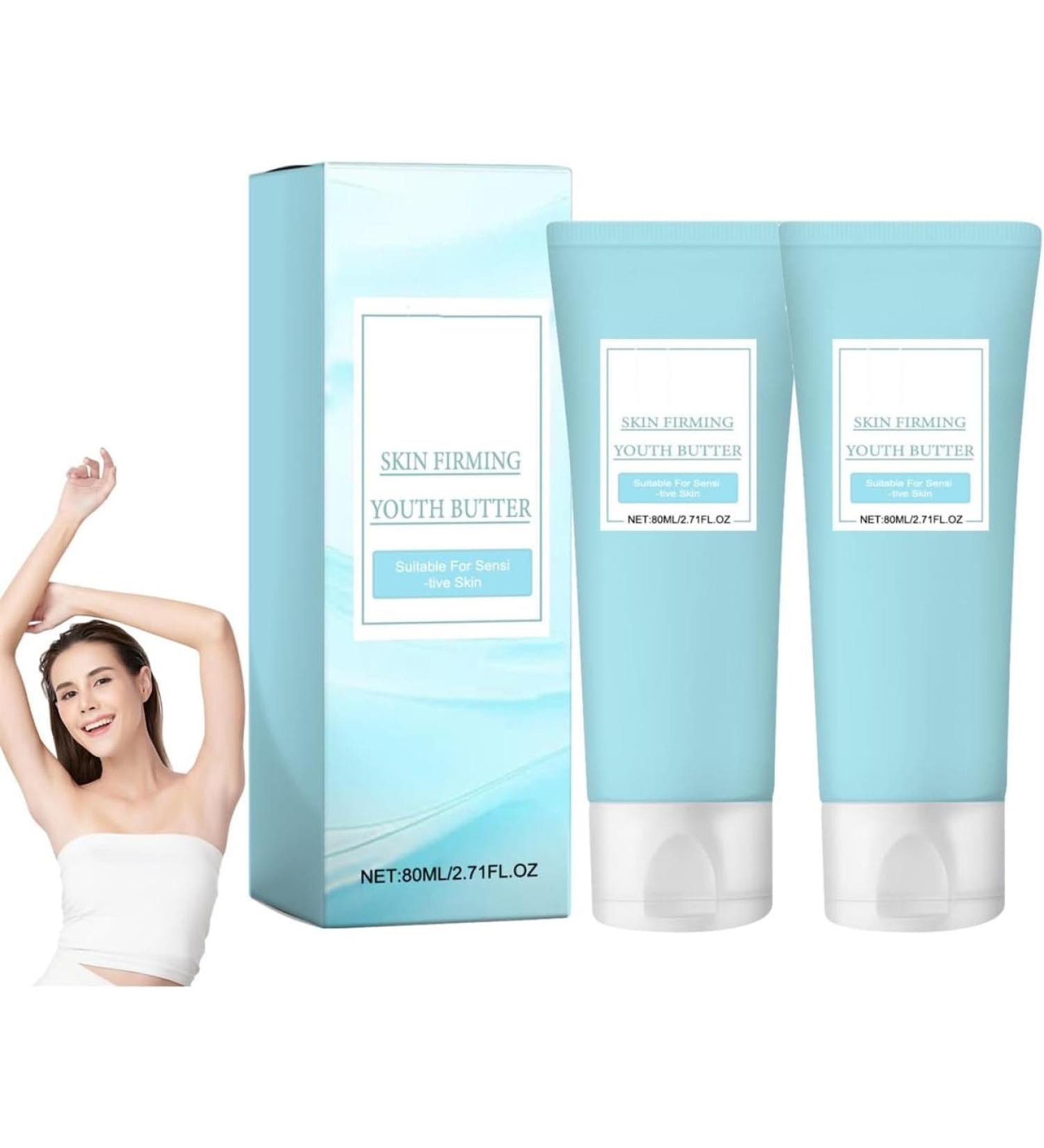 Luxelift Youth Firming Butter for Skin Firming Body Butter Firming Body Lotion Moisturizes Smooths Moisturizes the Skin and Improves Fine Lines (2 Pieces) - Buy Online on GoSupps.com