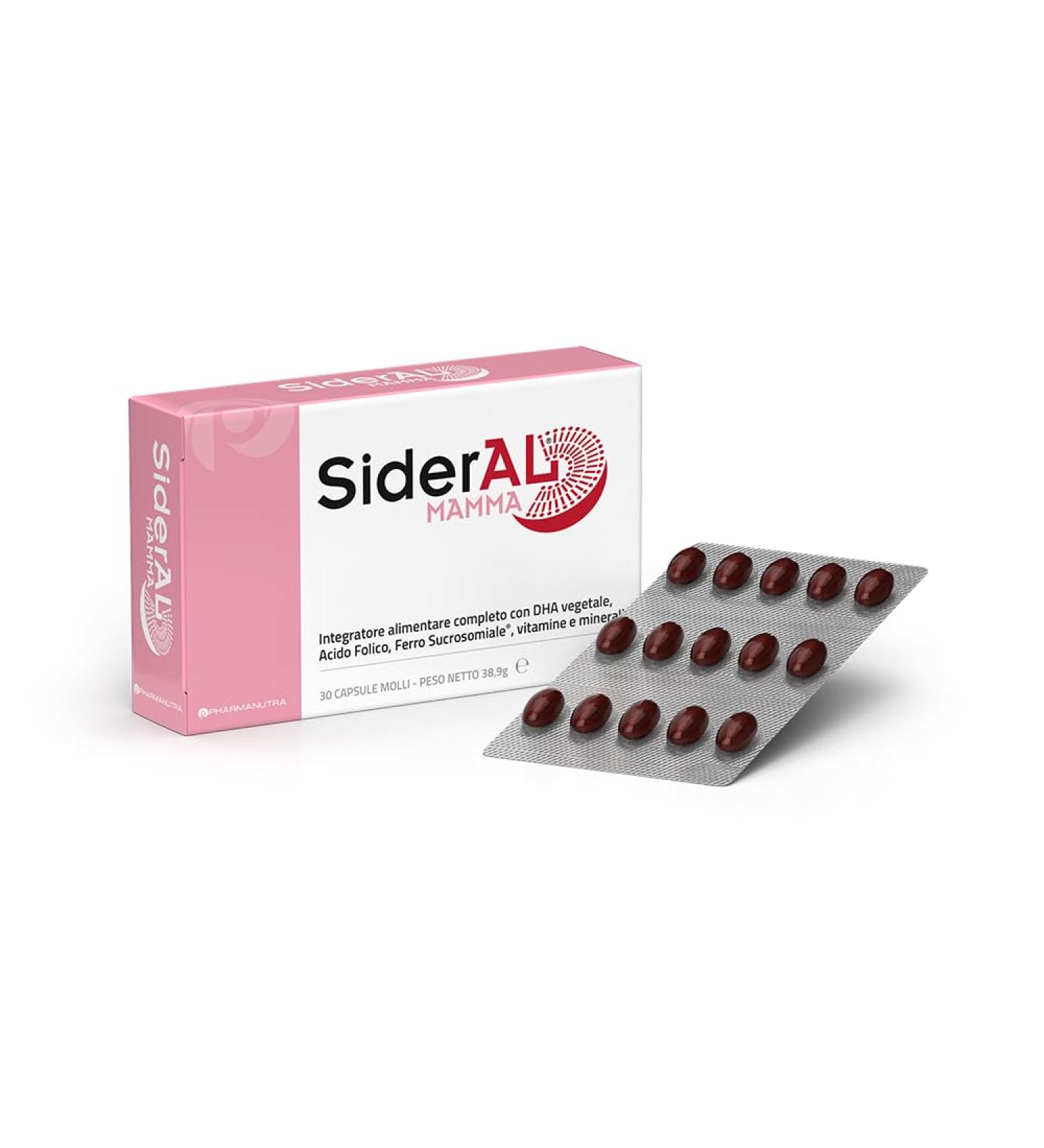 PHARMANUTRA Sideral Maman Pregnancy and Breastfeeding Supplement 30 Capsules