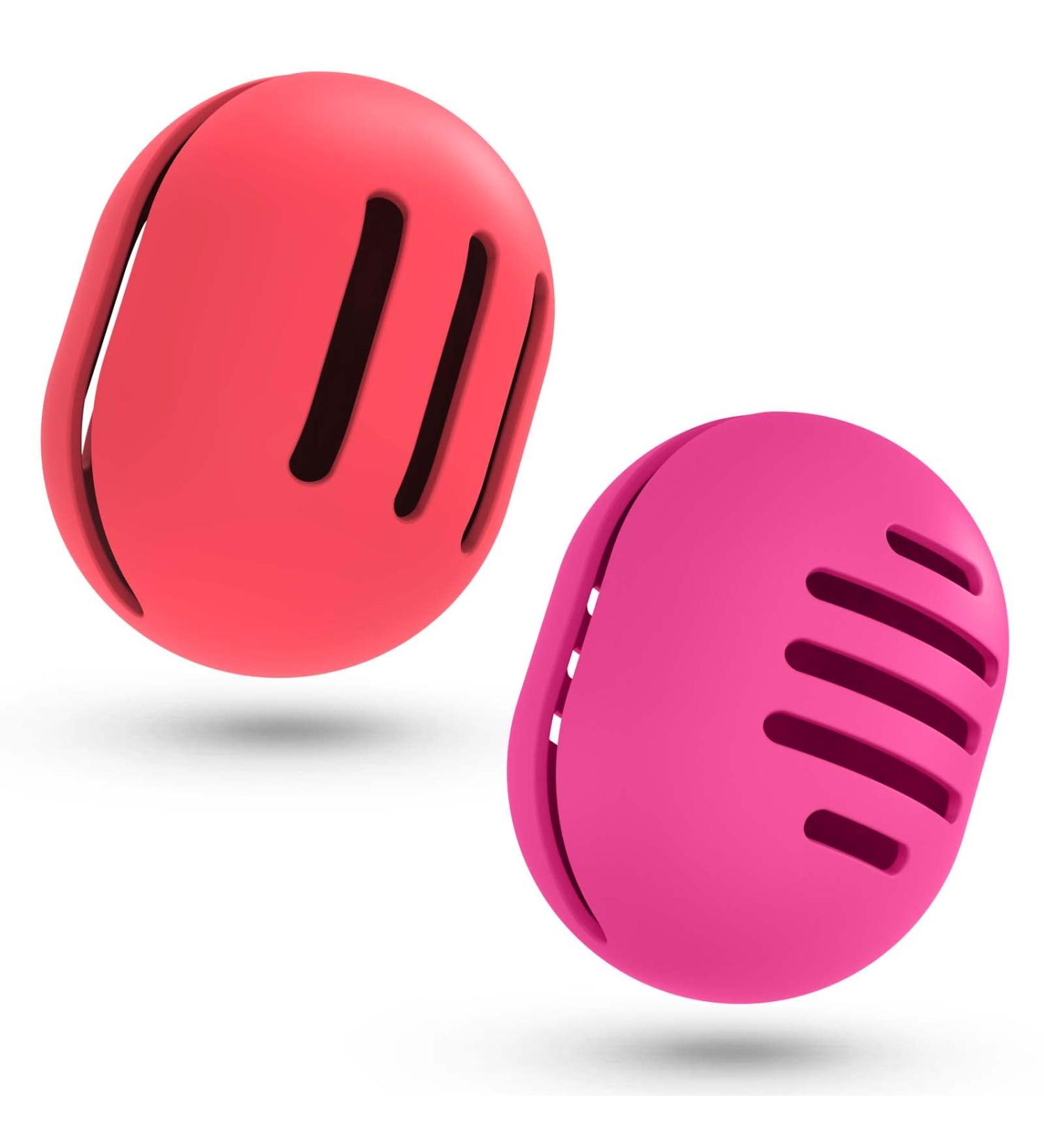 Buy Fauxomor Makeup Sponge Storage - 2 Pack Breathable Silicone Blender Travel Bag for All Sizes - Sustainable Cosmetic Tool - Red & Rose Red - Buy Online on GoSupps.com