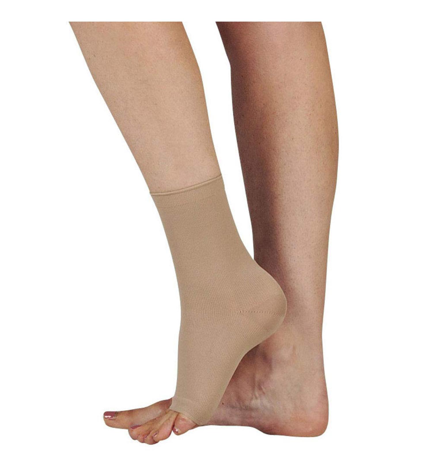 Juzo Basic Anklet Wrap 20-30 mmHg Black & Beige Unisex (XXL)